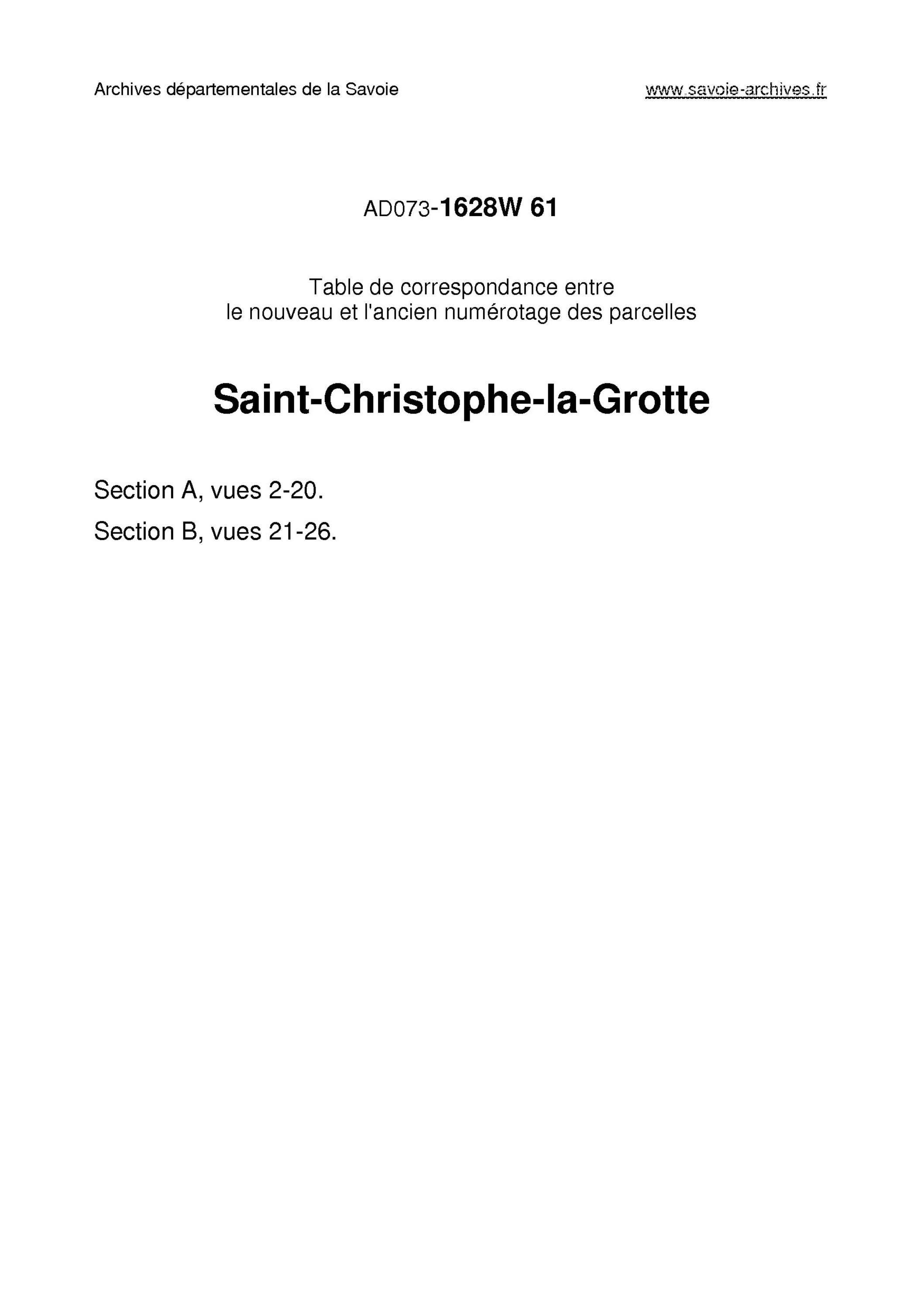 Aillon-le-Jeune - Saint-Christophe