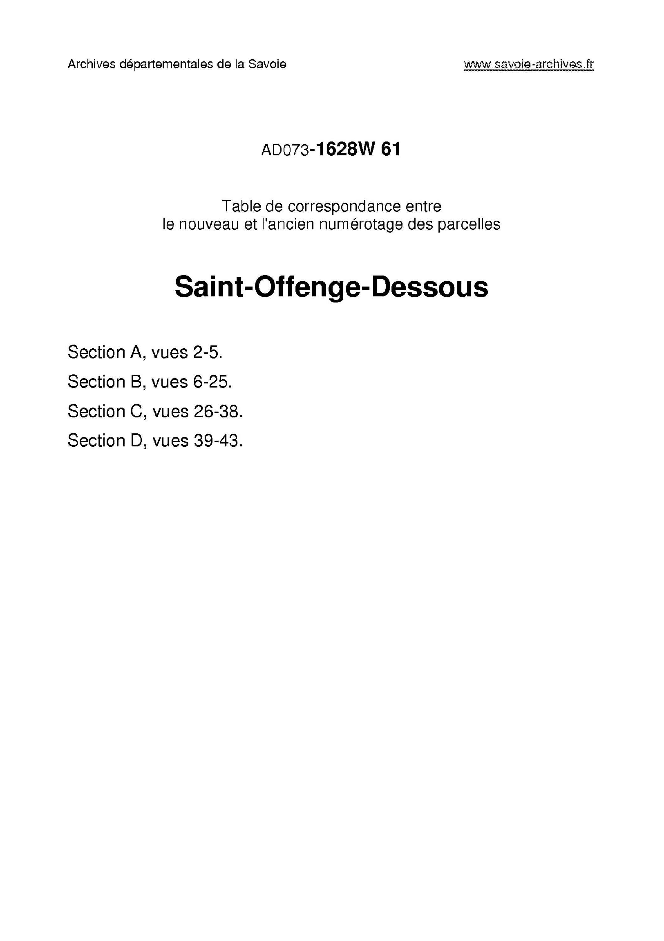 Aillon-le-Jeune - Saint-Offenge-Dessous