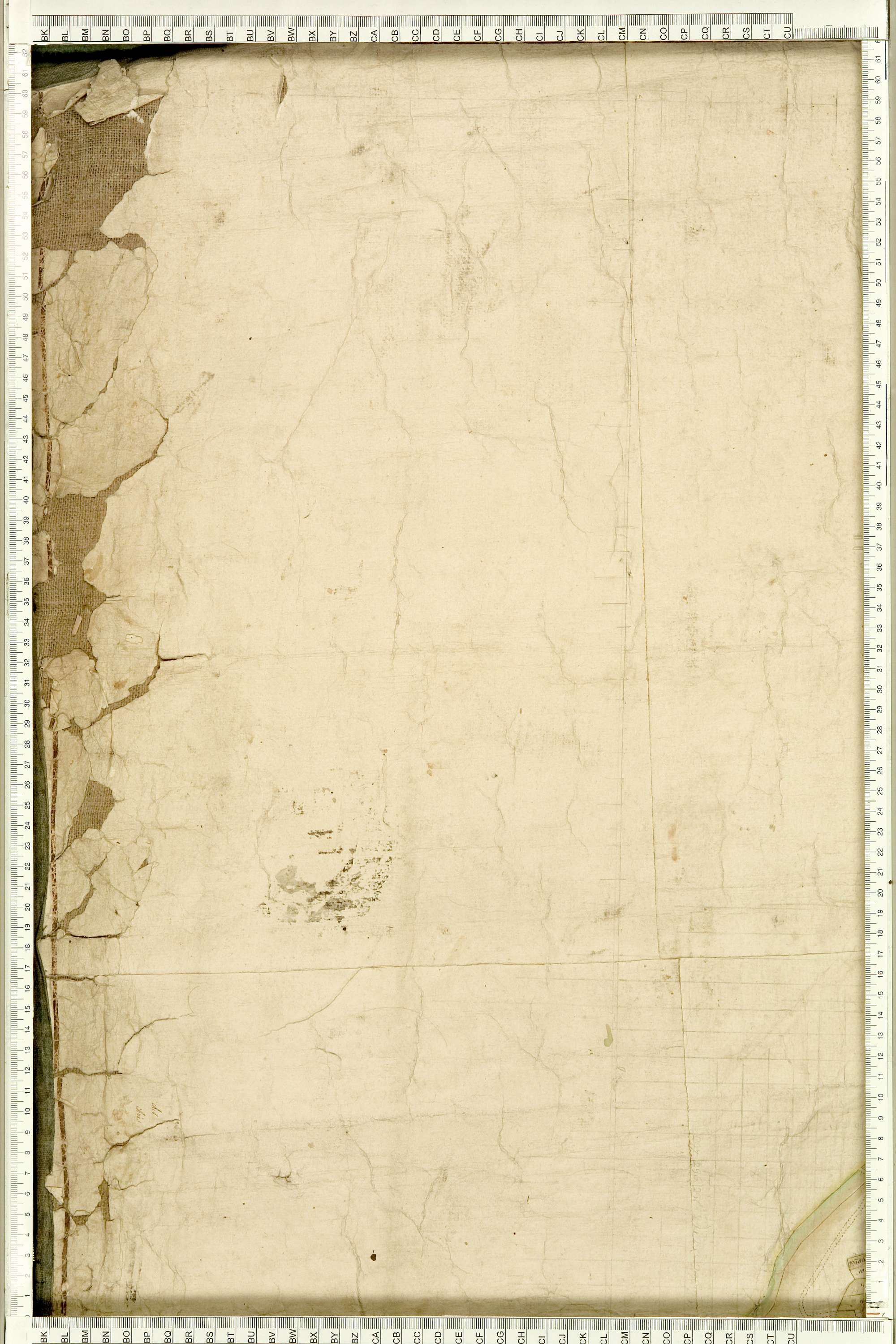Albiez-Montrond - Copie de la mappe originale (plan cadastral) de la commune d’Albiez-le-Vieux. Signée Cocelli, directeur du bureau de la péréquation.