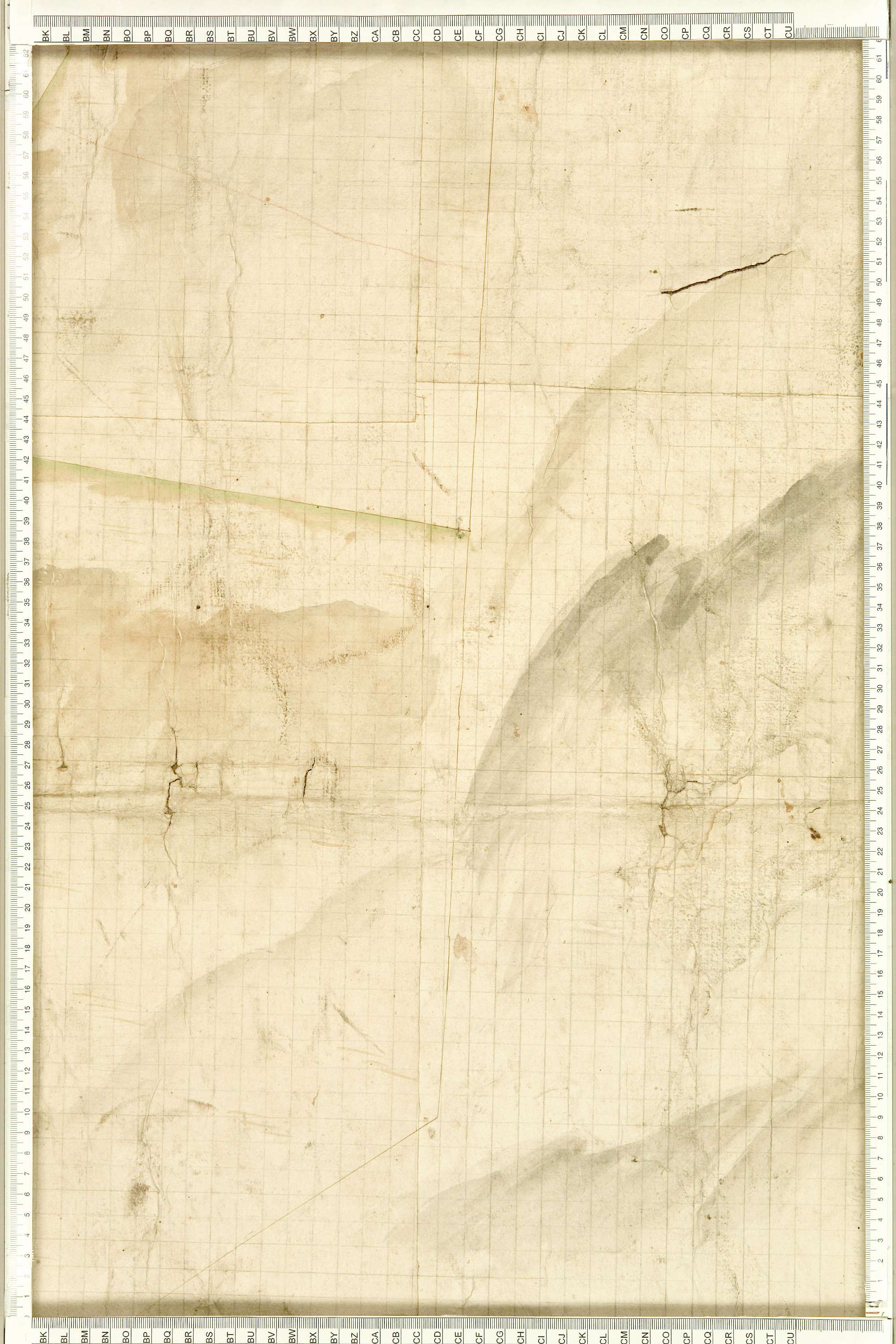 Albiez-Montrond - Copie de la mappe originale (plan cadastral) de la commune d’Albiez-le-Vieux. Signée Cocelli, directeur du bureau de la péréquation.