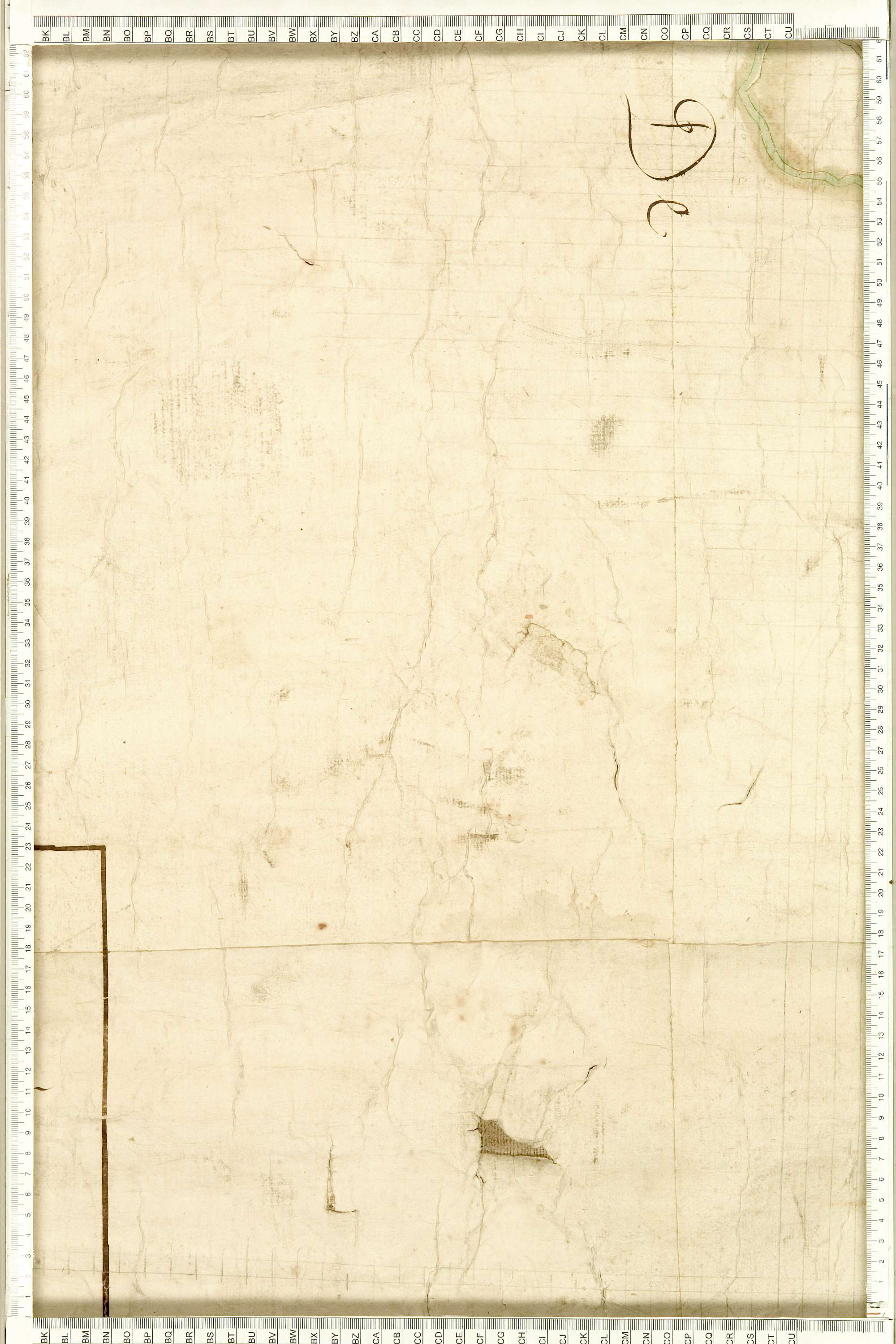 Albiez-Montrond - Copie de la mappe originale (plan cadastral) de la commune d’Albiez-le-Vieux. Signée Cocelli, directeur du bureau de la péréquation.