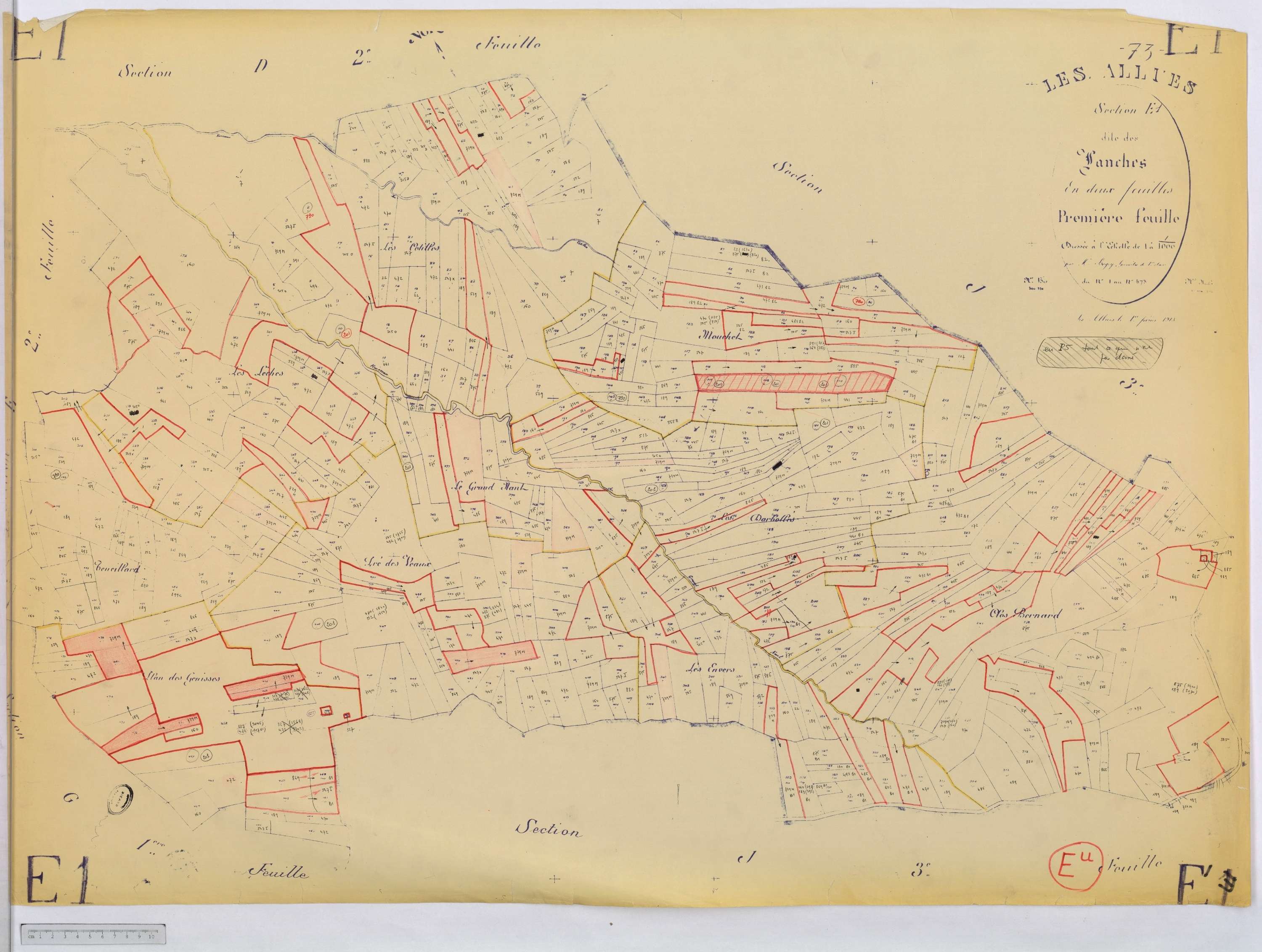 Allues - Cadastre rénové version de travail (s.d.)