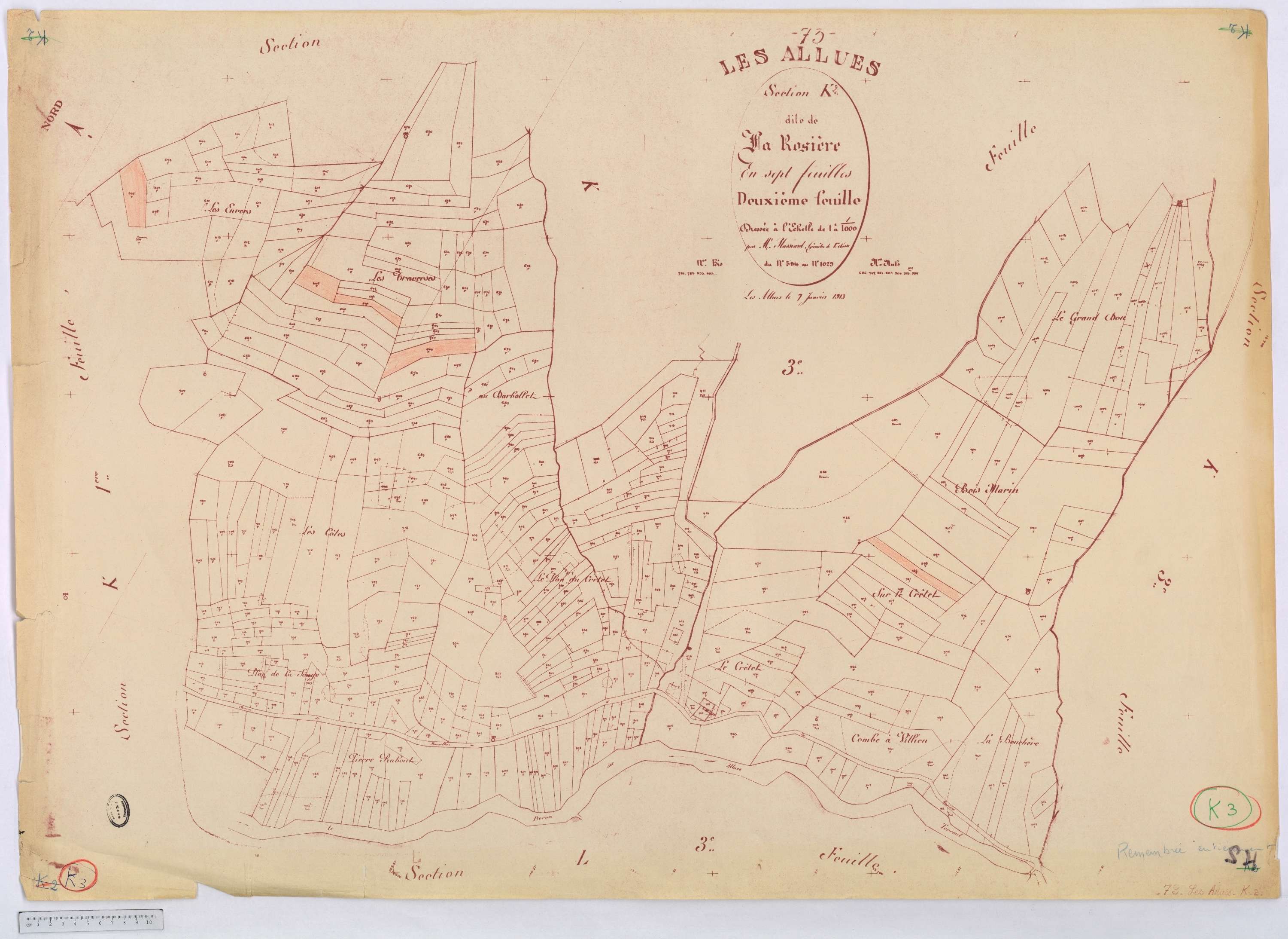 Allues - Cadastre rénové version de travail (s.d.)