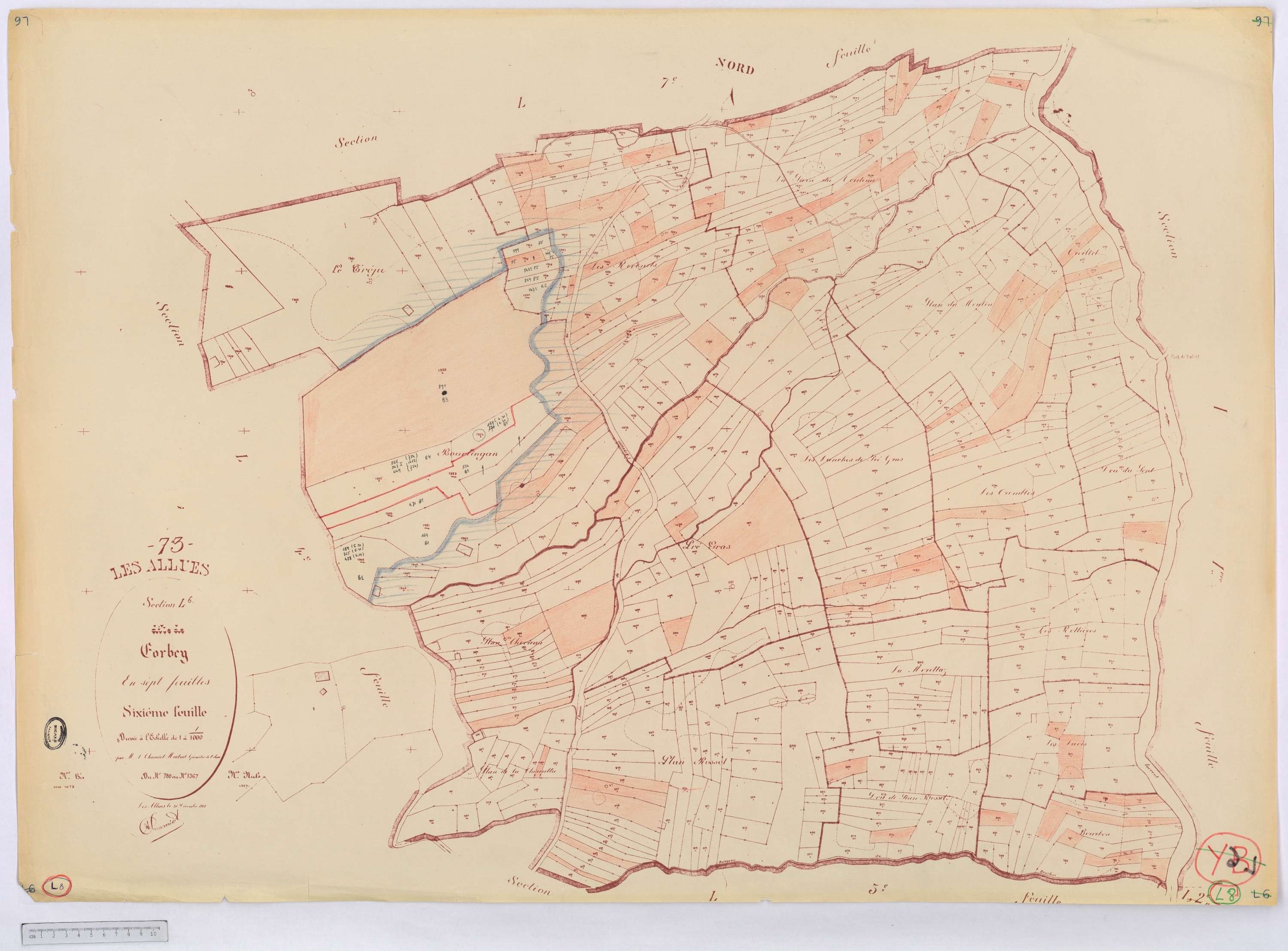 Allues - Cadastre rénové version de travail (s.d.)