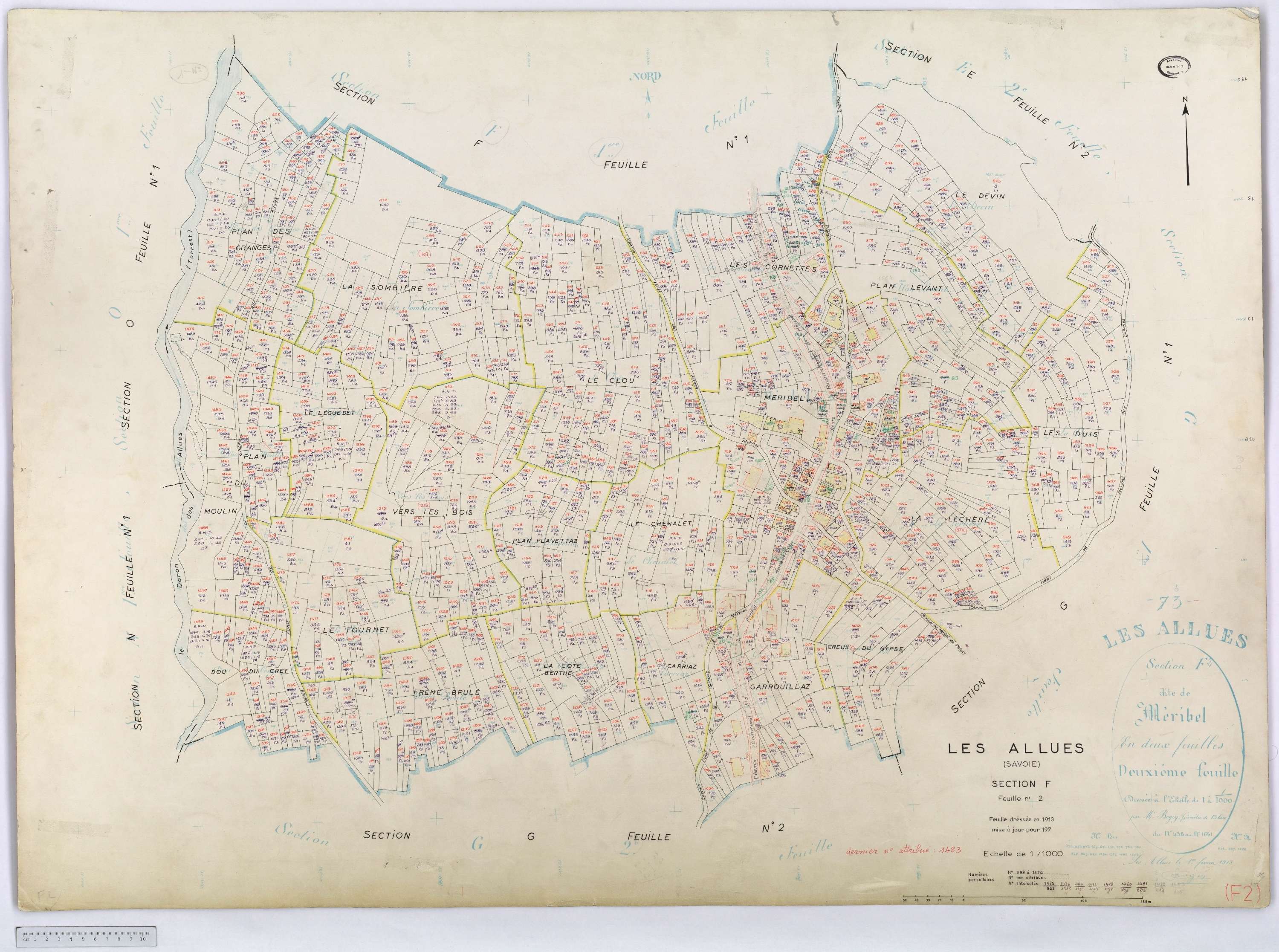 Allues - Cadastre rénové, version définitive, section A à L (s.d.).