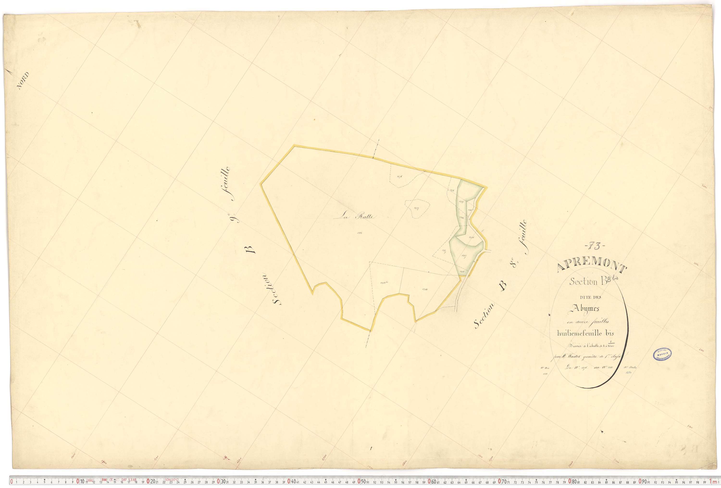 Apremont - Cadastre français (1879).