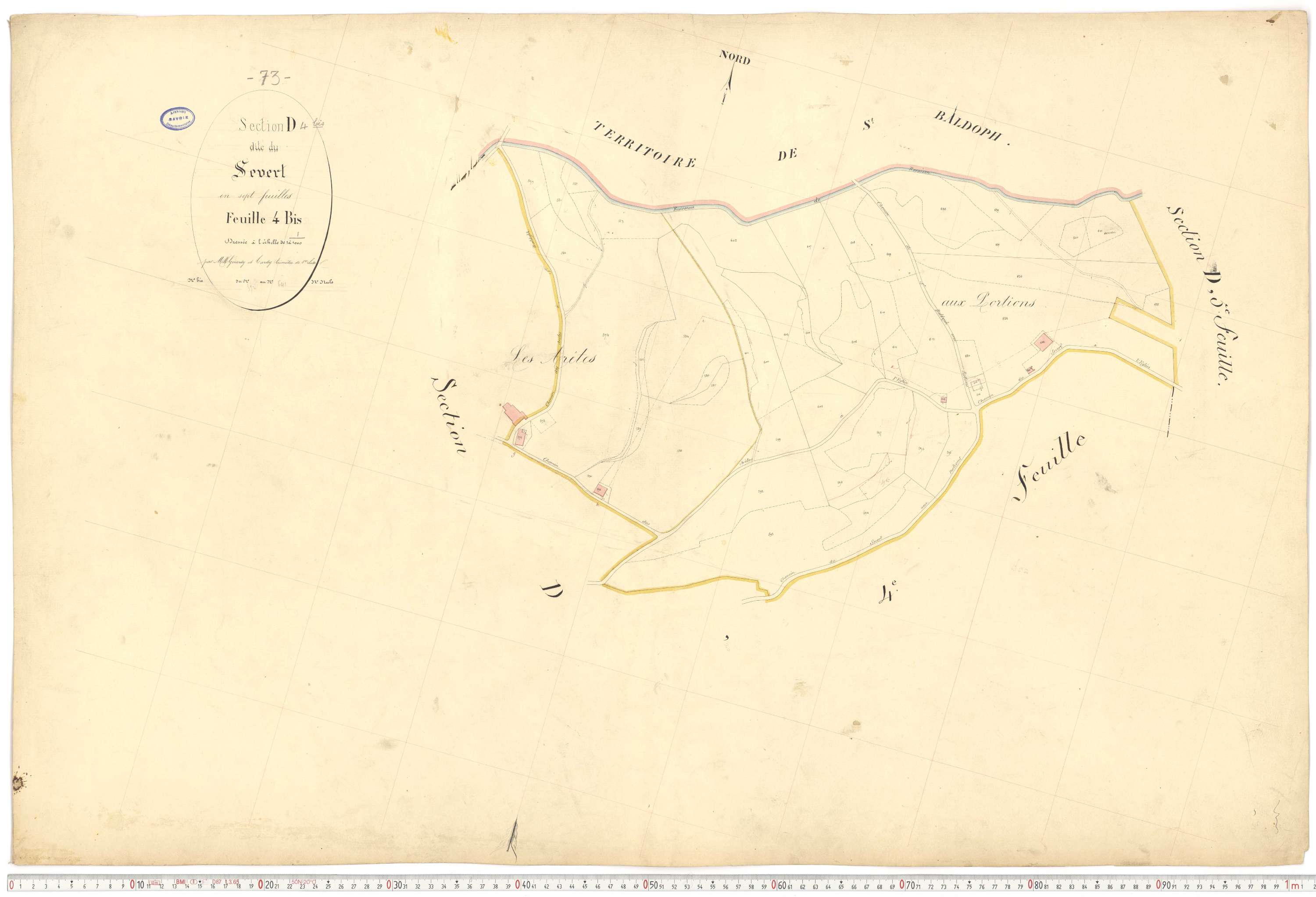 Apremont - Cadastre français (1879).