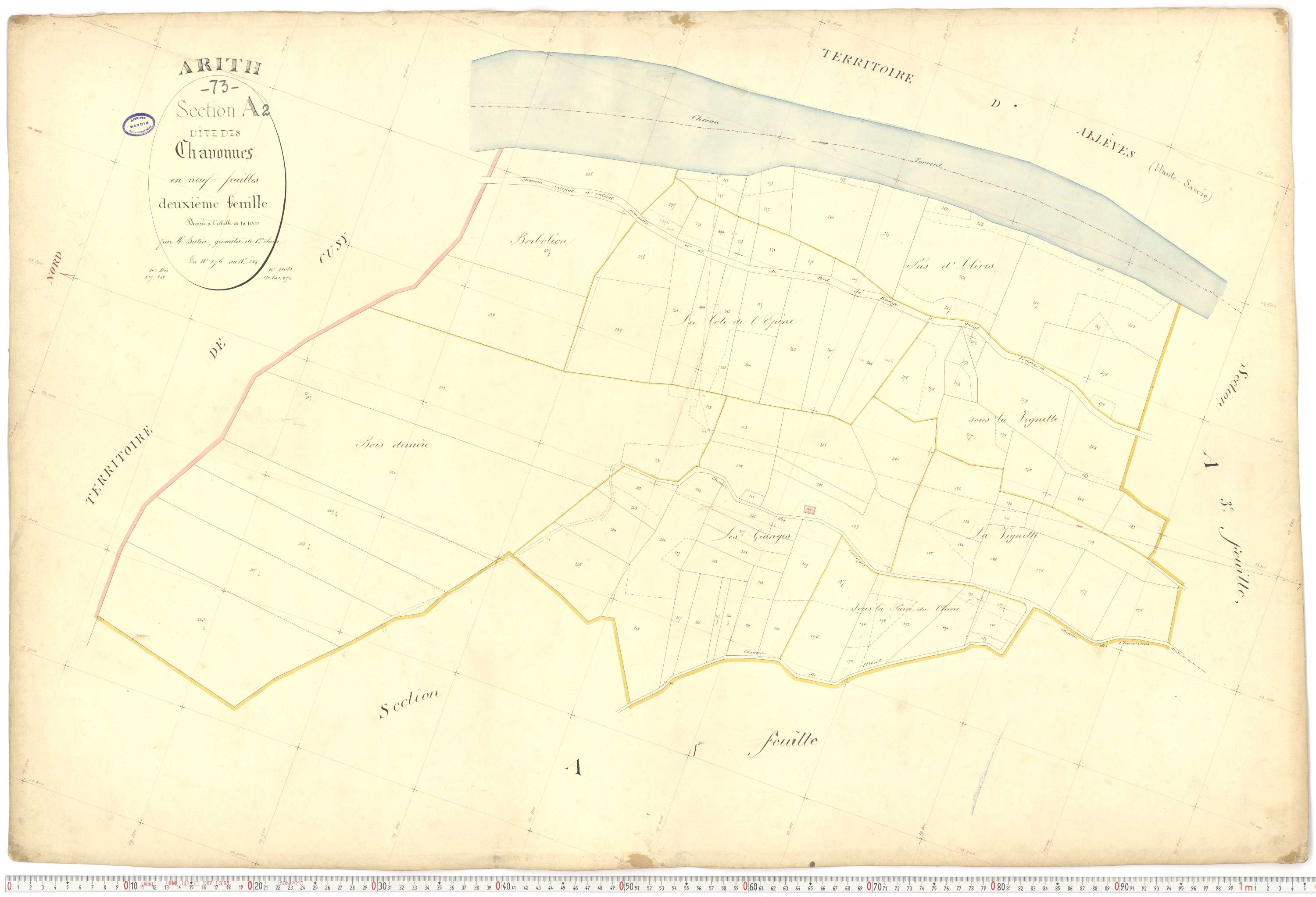 Arith - Cadastre français (1882).