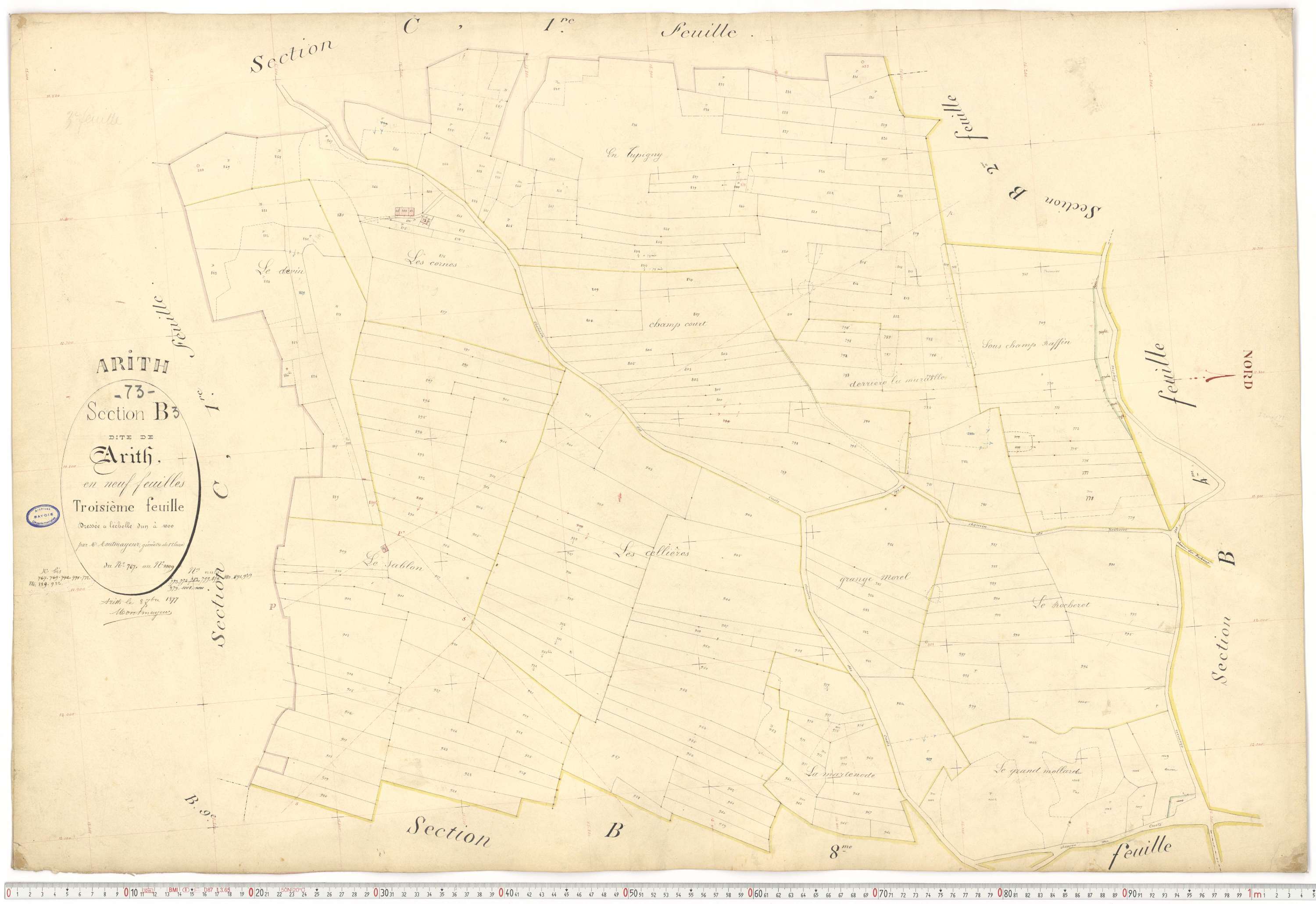 Arith - Cadastre français (1882).