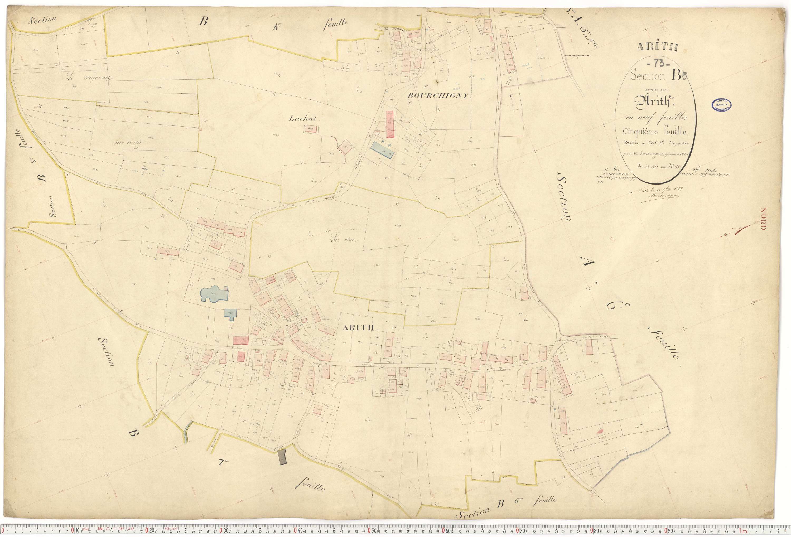 Arith - Cadastre français (1882).
