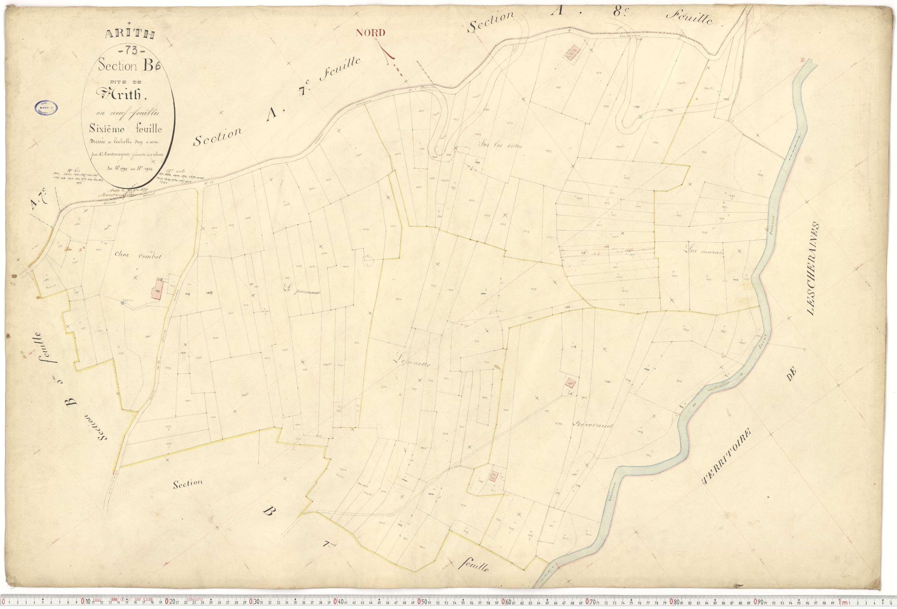 Arith - Cadastre français (1882).