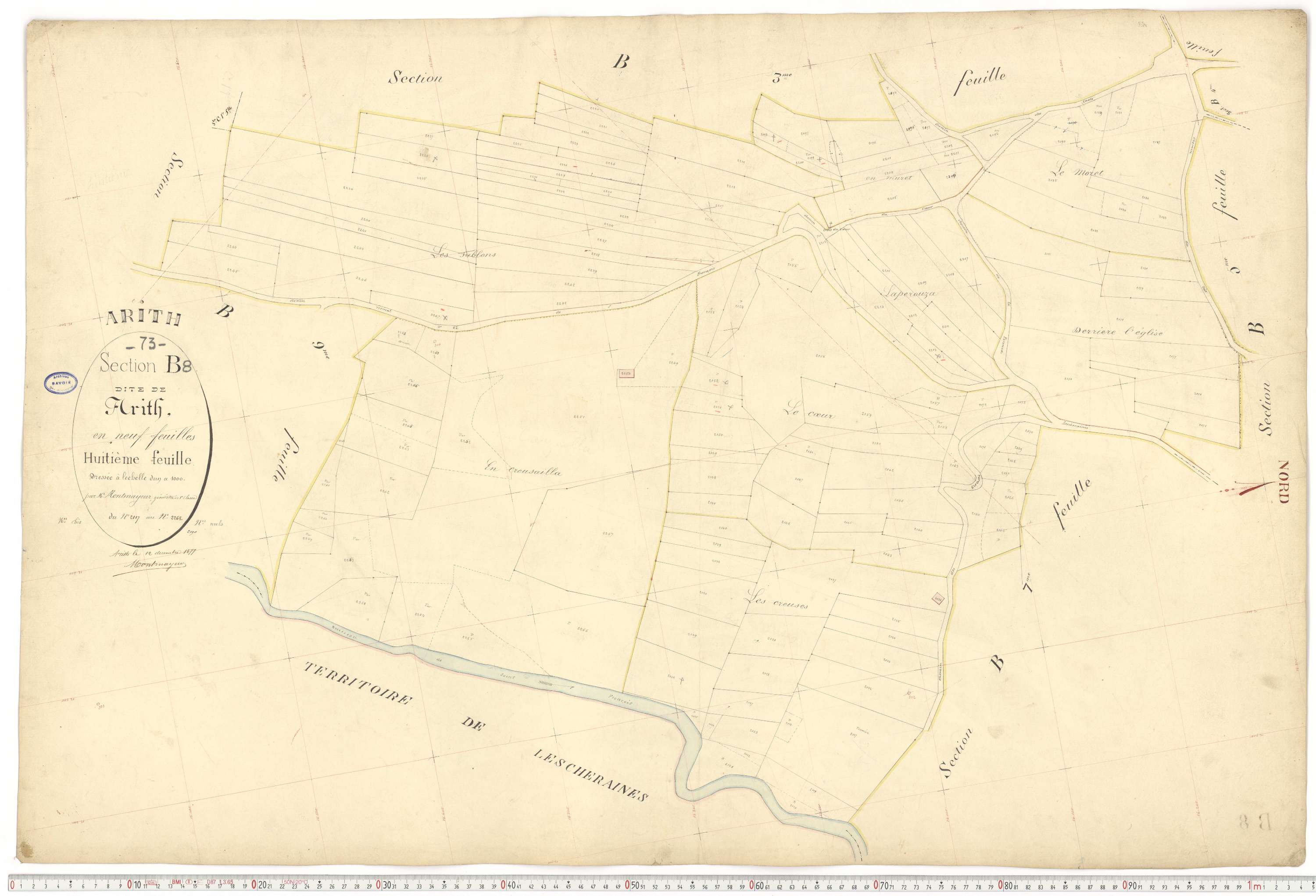 Arith - Cadastre français (1882).