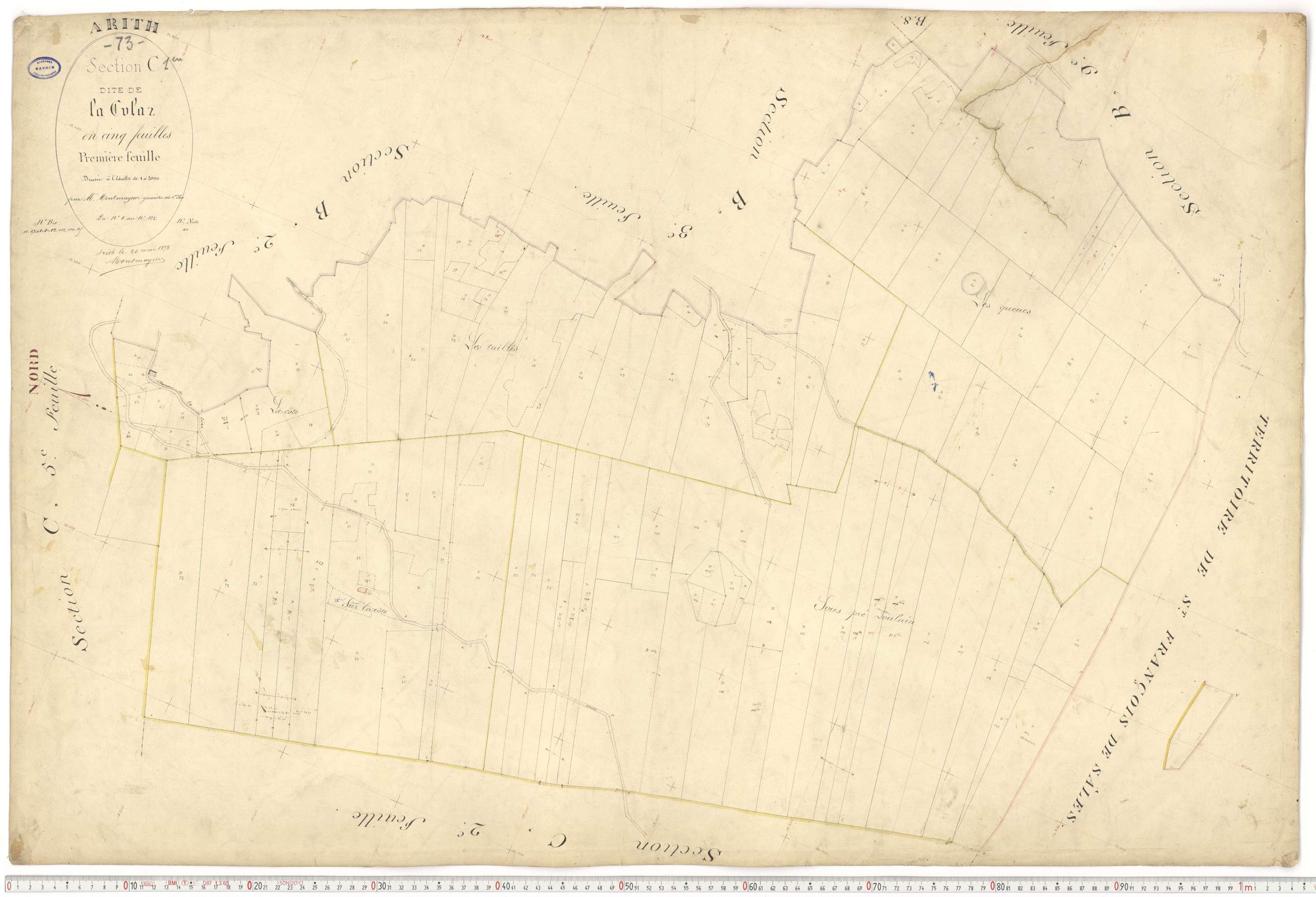 Arith - Cadastre français (1882).