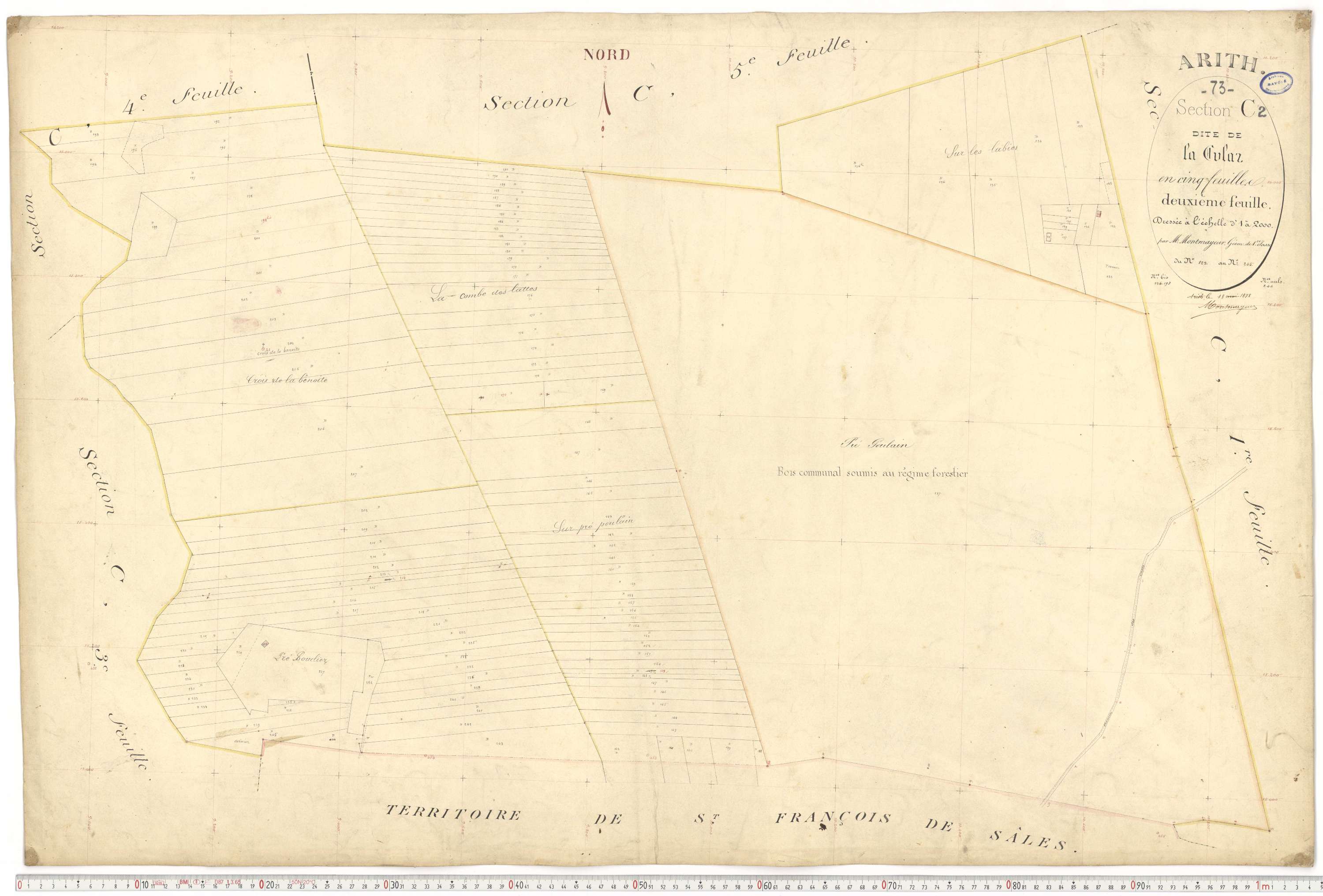 Arith - Cadastre français (1882).
