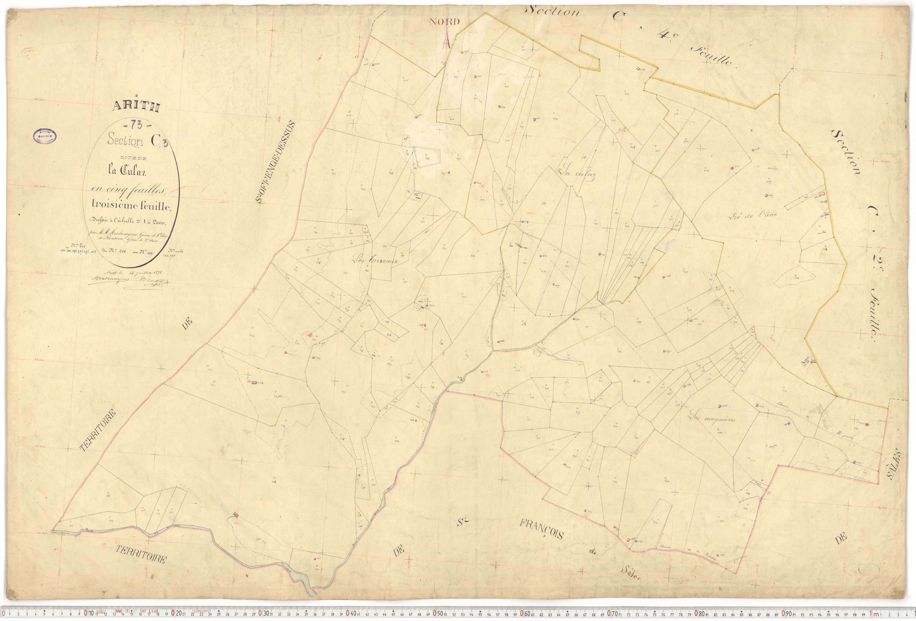 Arith - Cadastre français (1882).