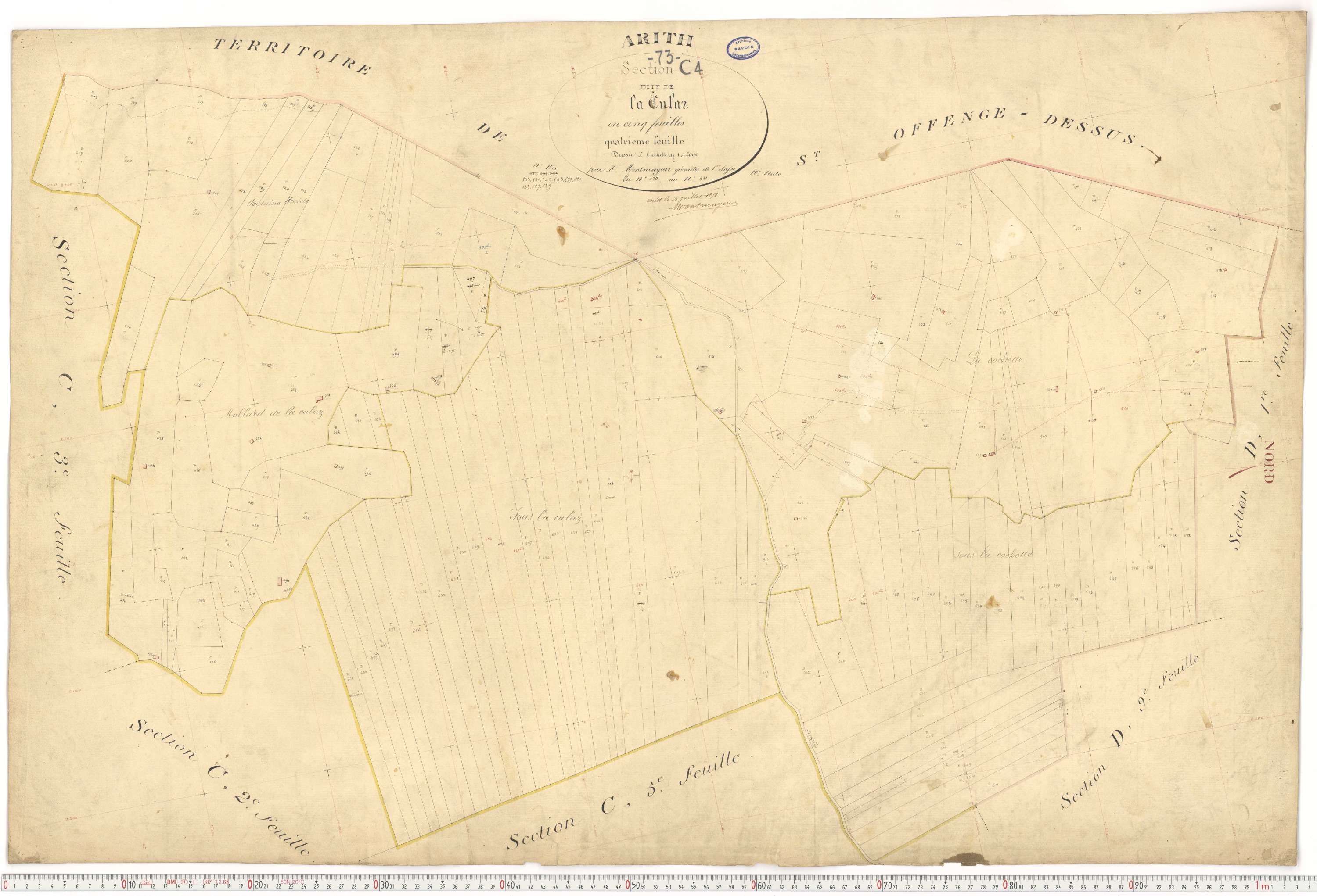 Arith - Cadastre français (1882).