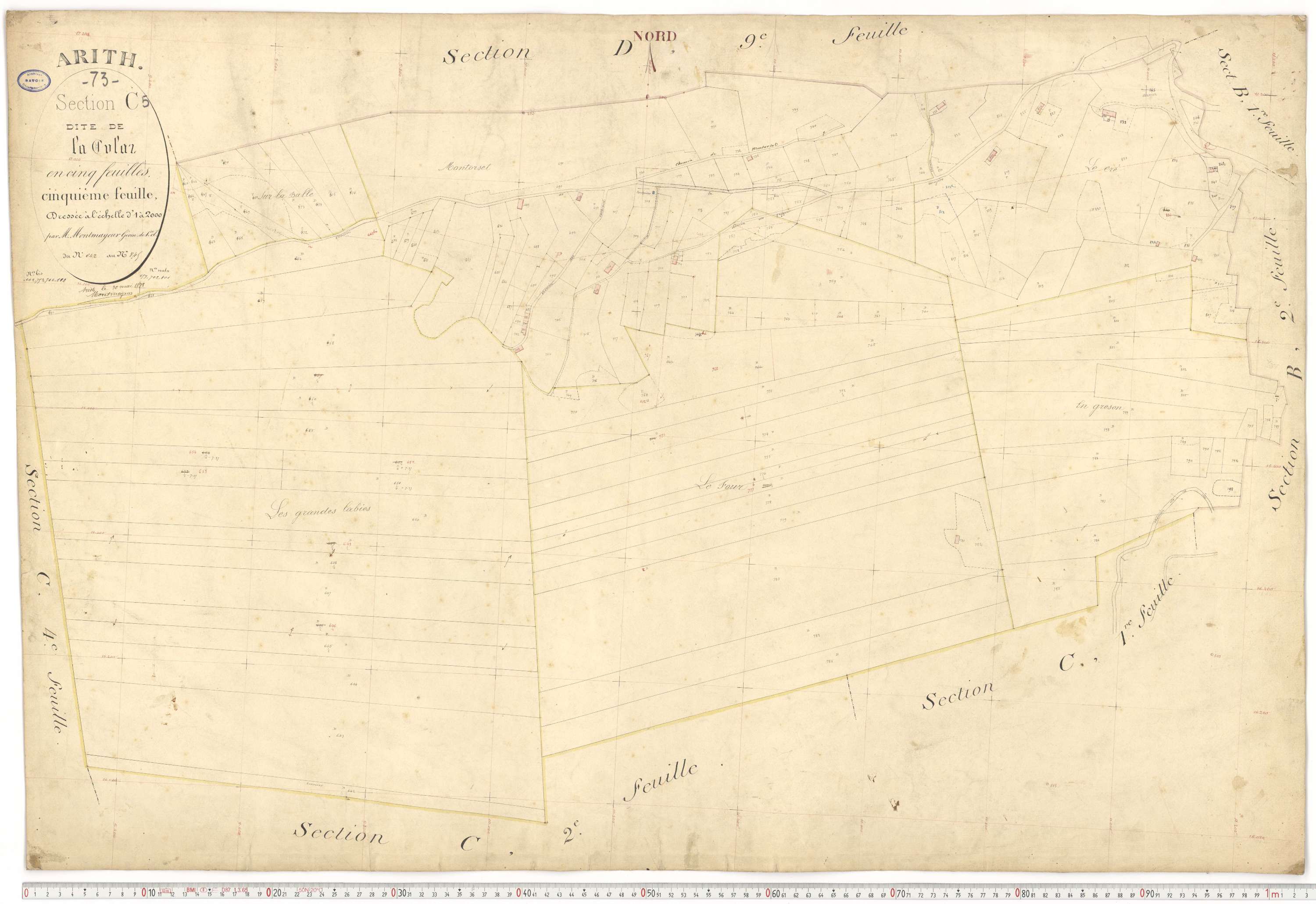 Arith - Cadastre français (1882).