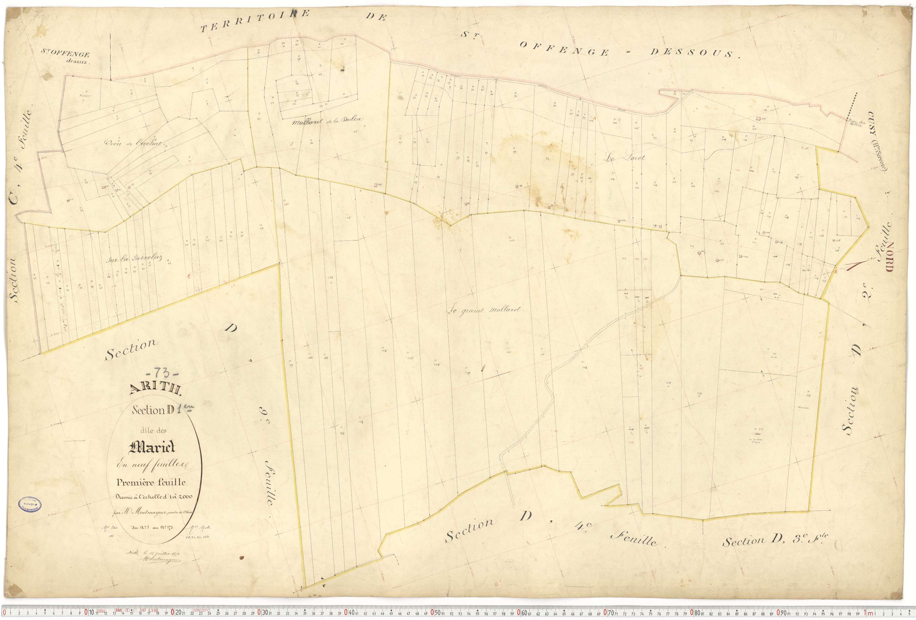 Arith - Cadastre français (1882).