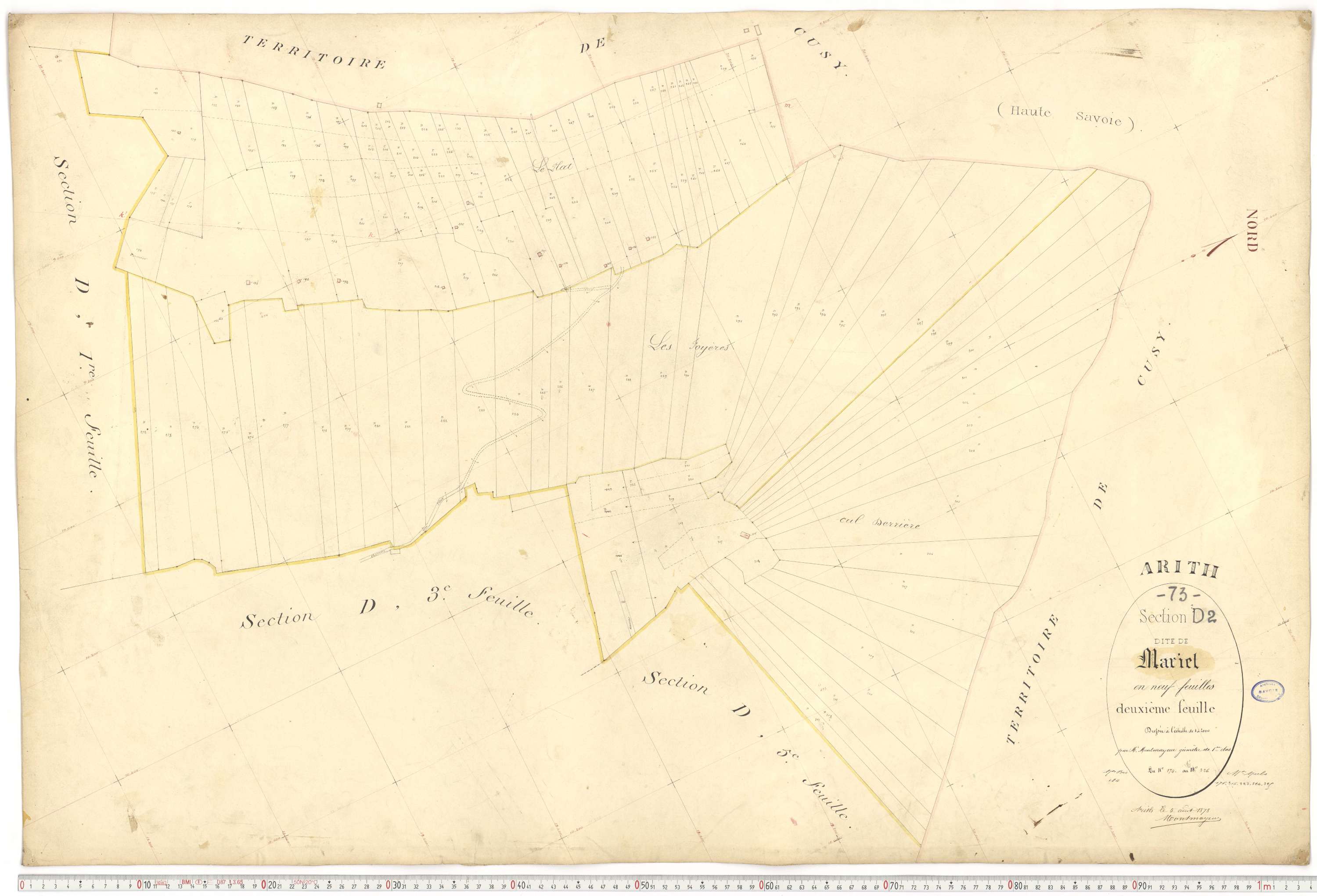Arith - Cadastre français (1882).