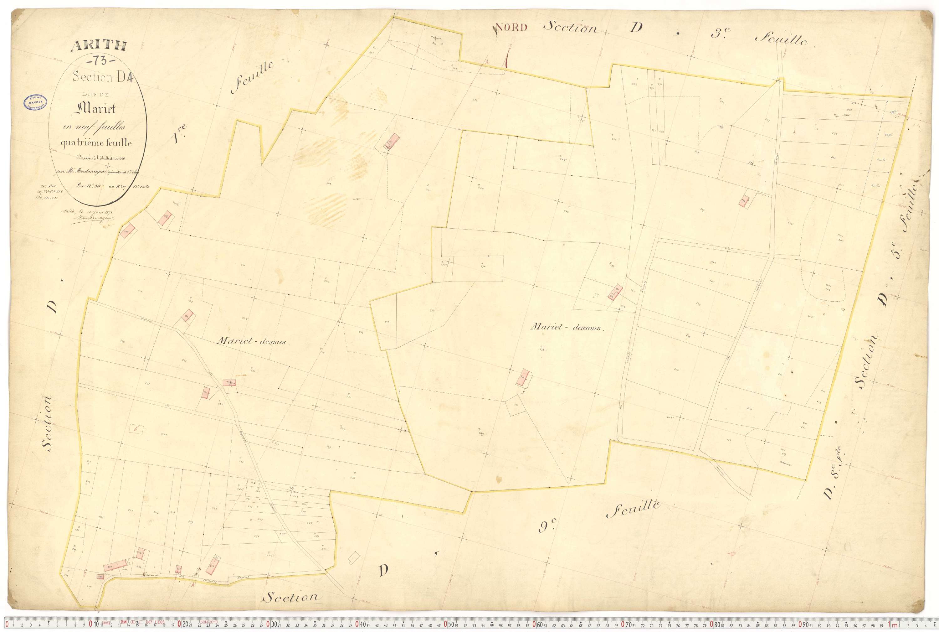 Arith - Cadastre français (1882).