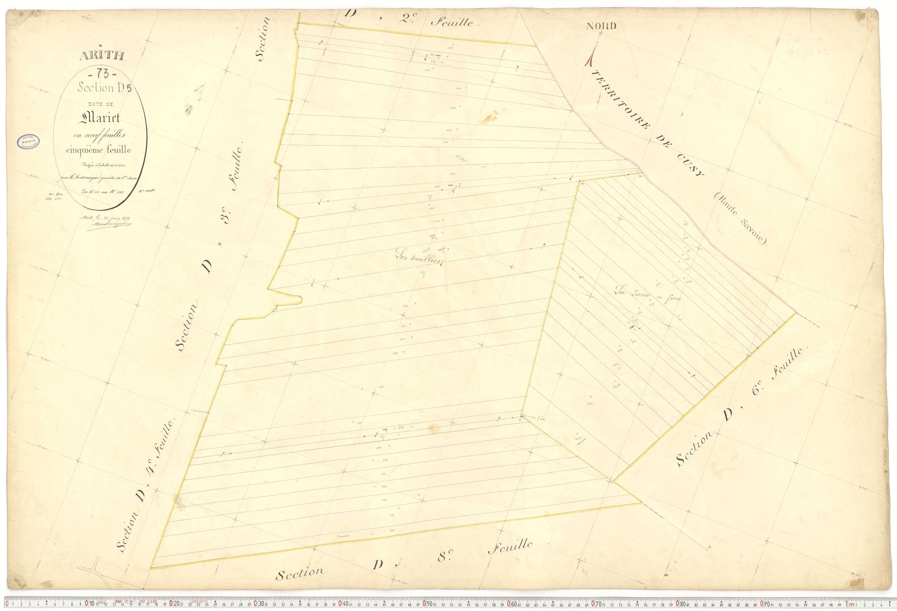 Arith - Cadastre français (1882).
