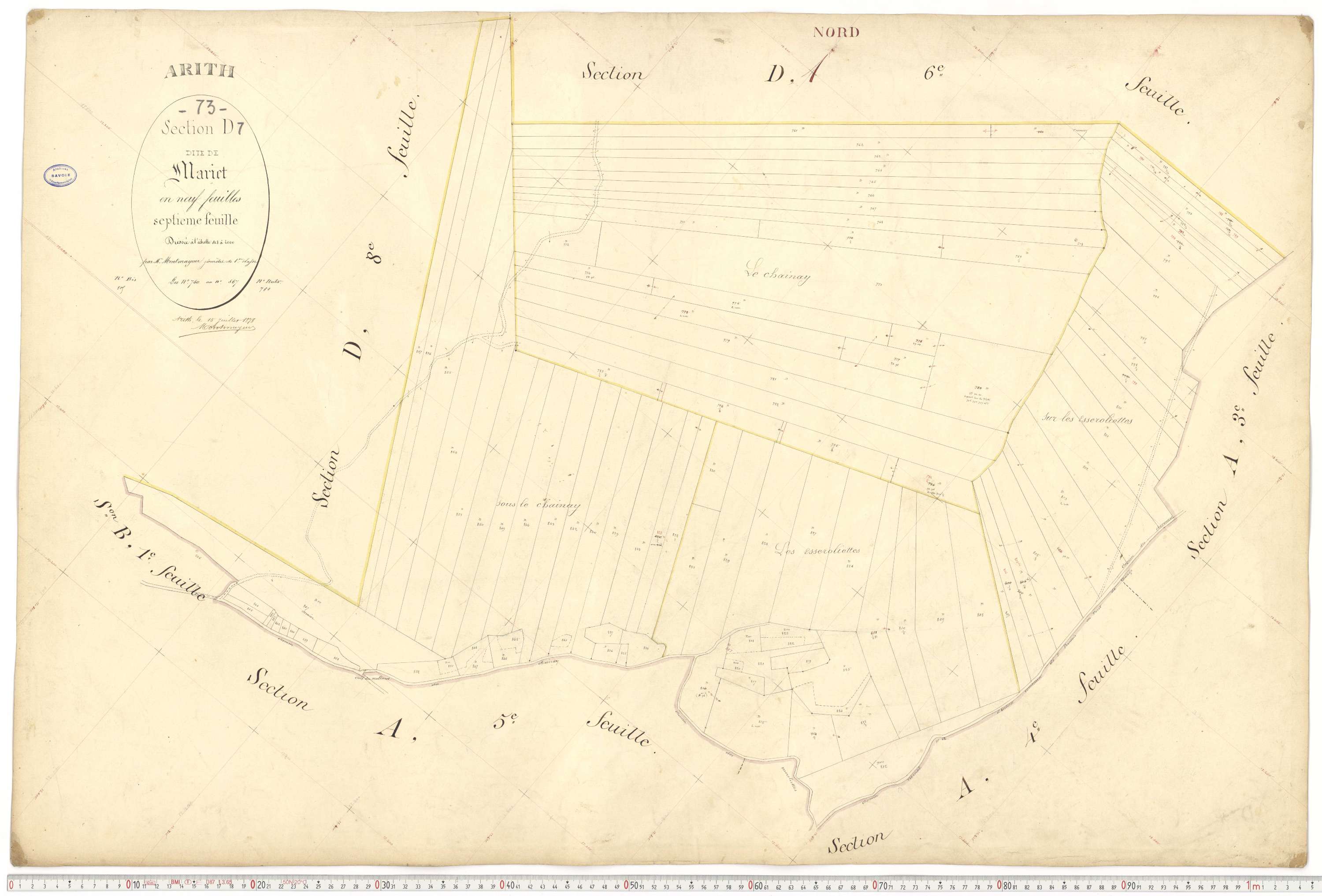 Arith - Cadastre français (1882).
