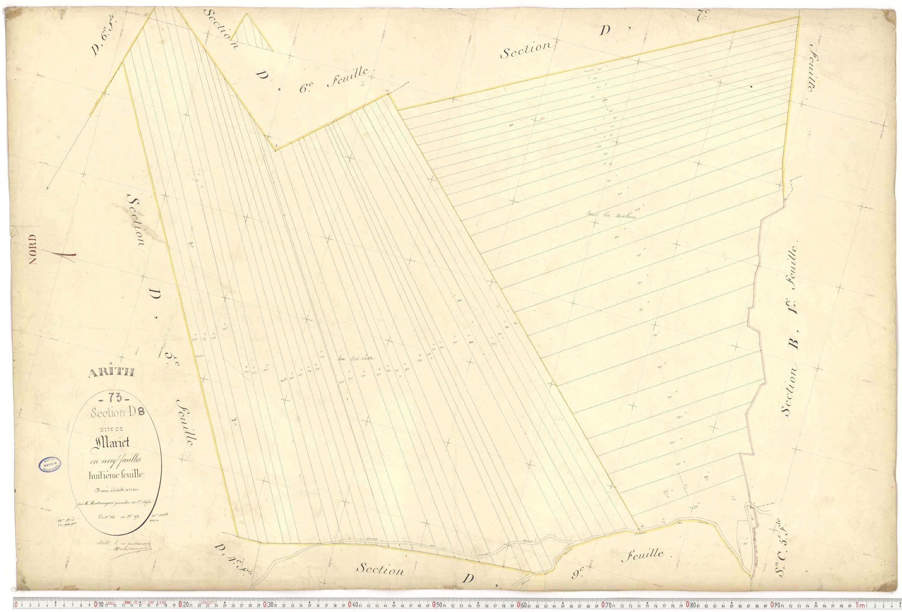 Arith - Cadastre français (1882).
