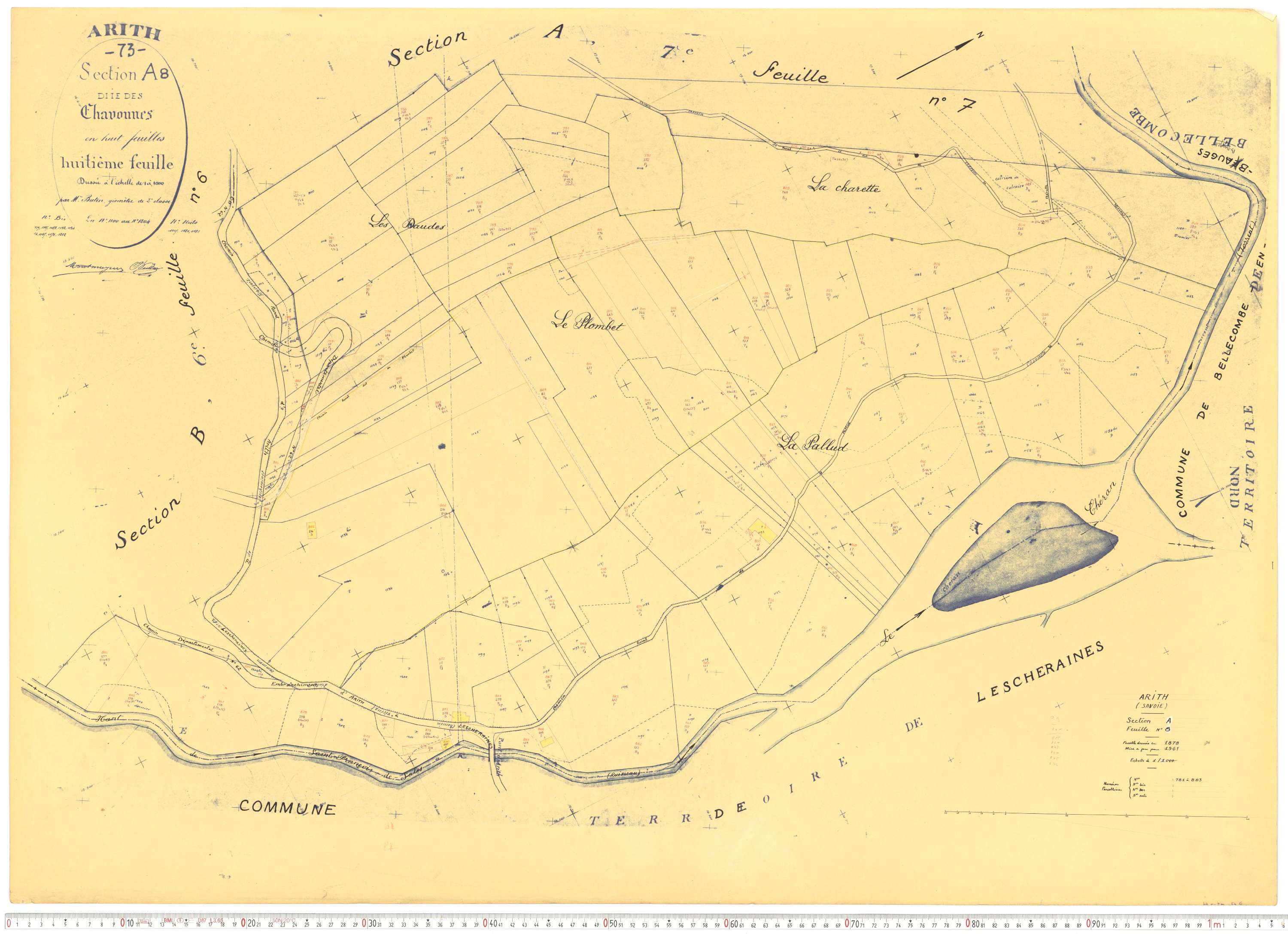 Arith - Cadastre rénové, version de travail (1961).