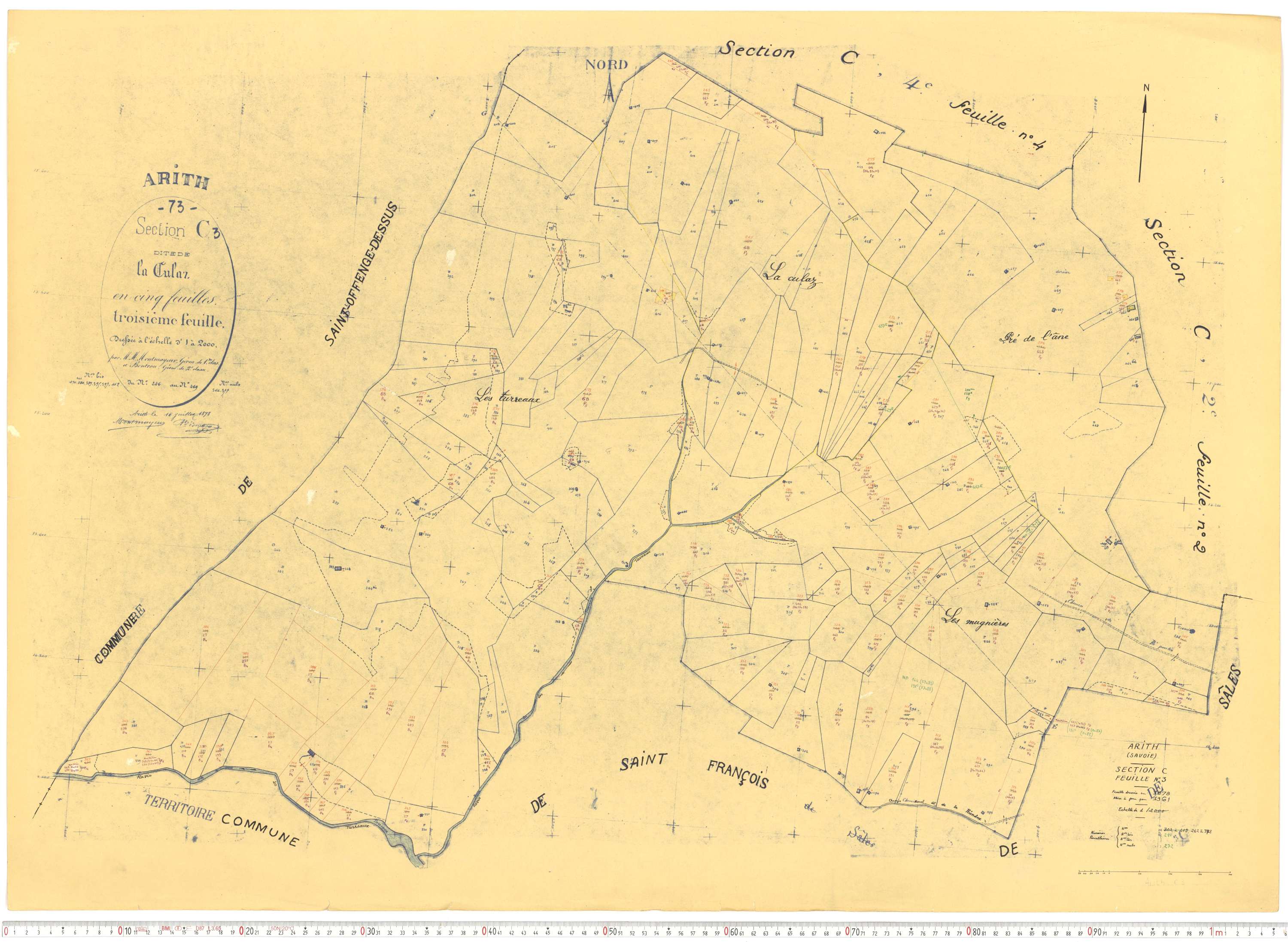 Arith - Cadastre rénové, version de travail (1961).