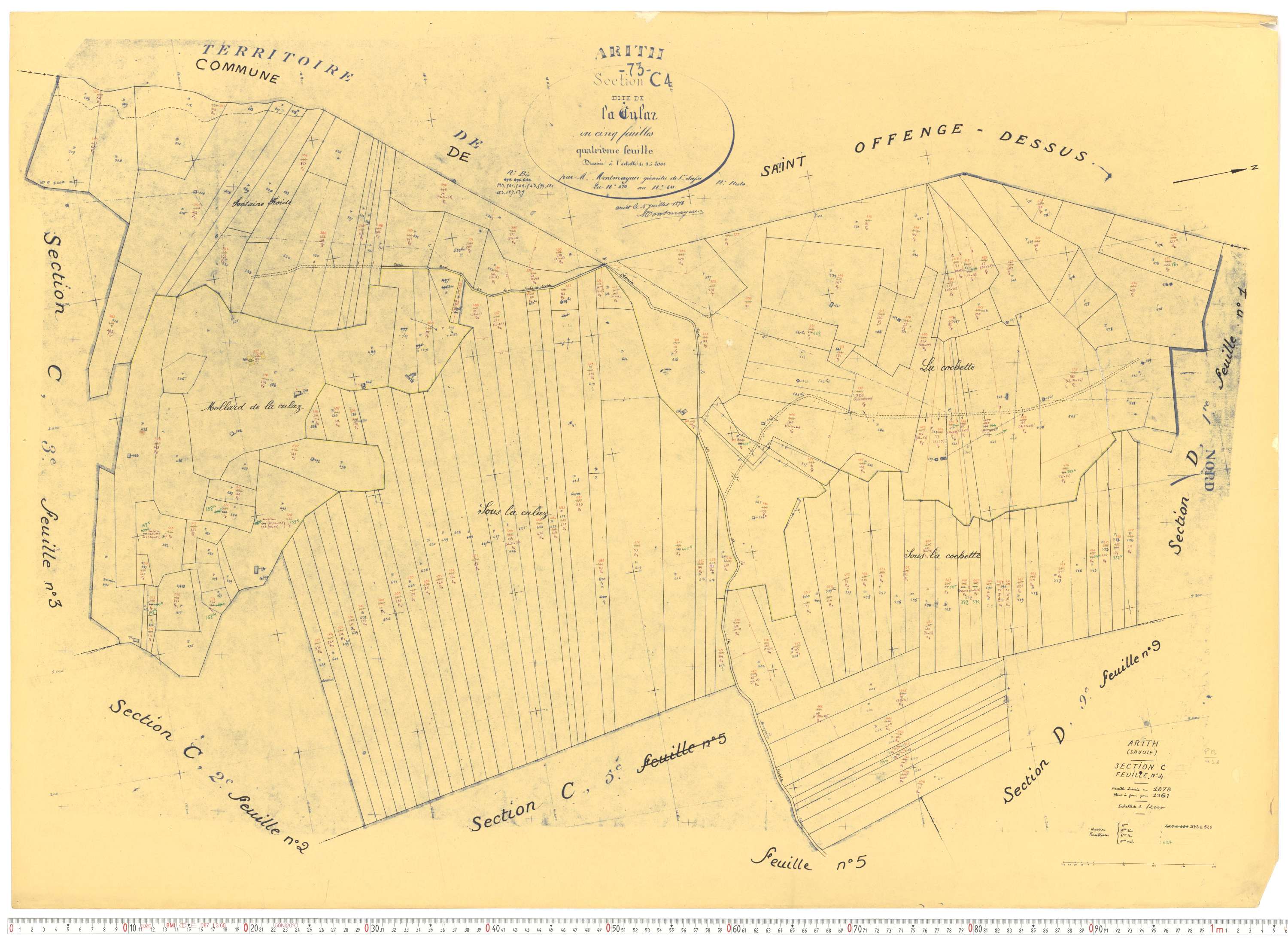 Arith - Cadastre rénové, version de travail (1961).
