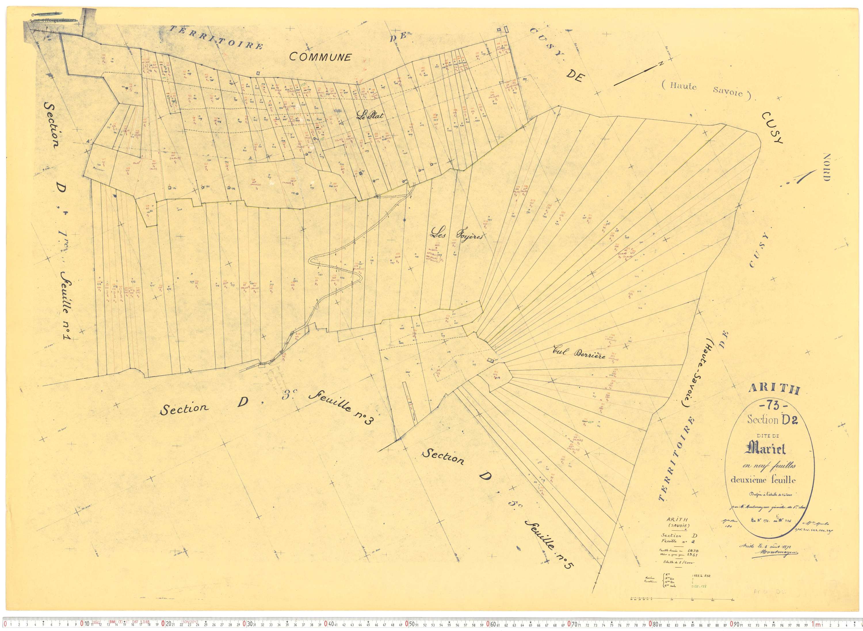 Arith - Cadastre rénové, version de travail (1961).