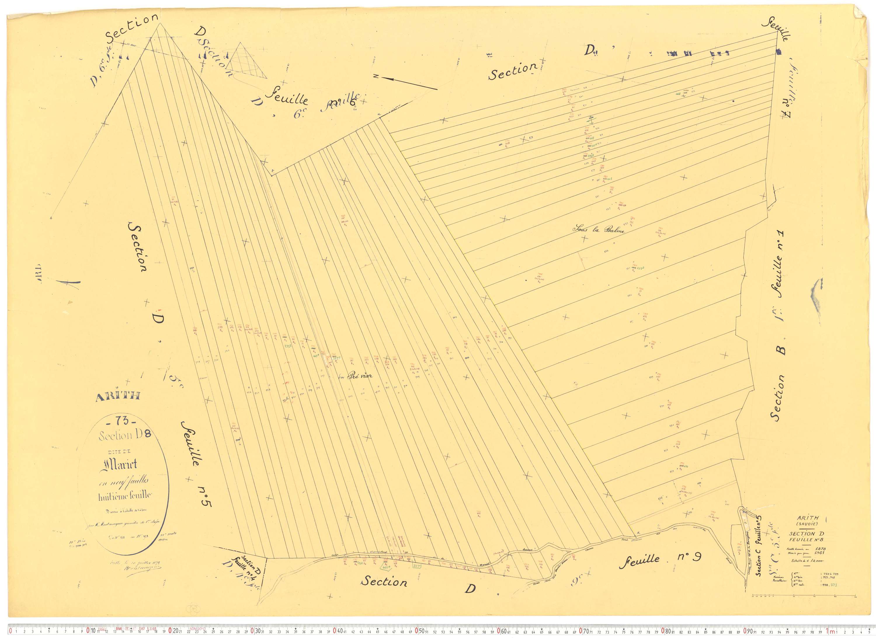 Arith - Cadastre rénové, version de travail (1961).
