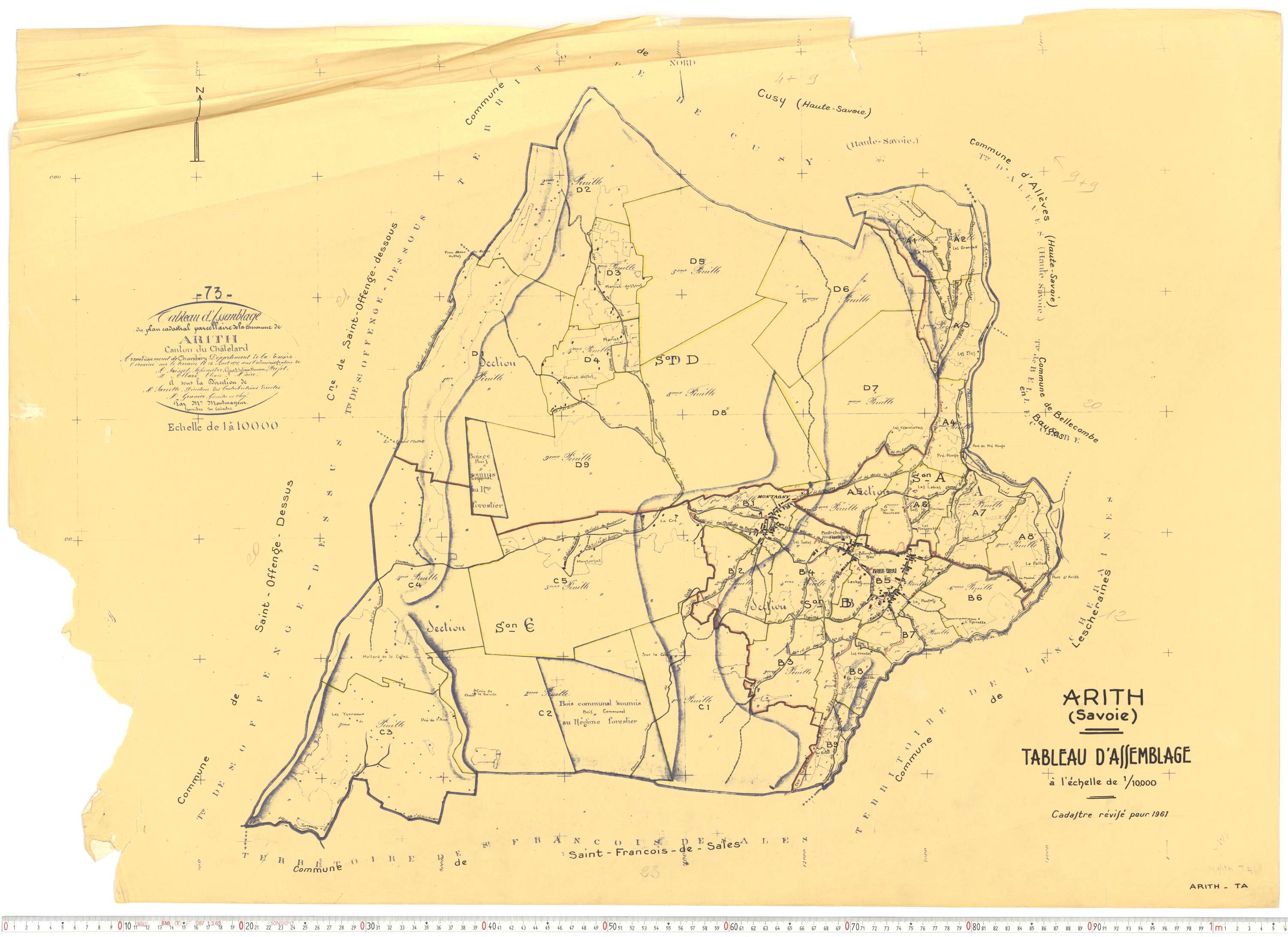 Arith - Cadastre rénové, version de travail (1961).