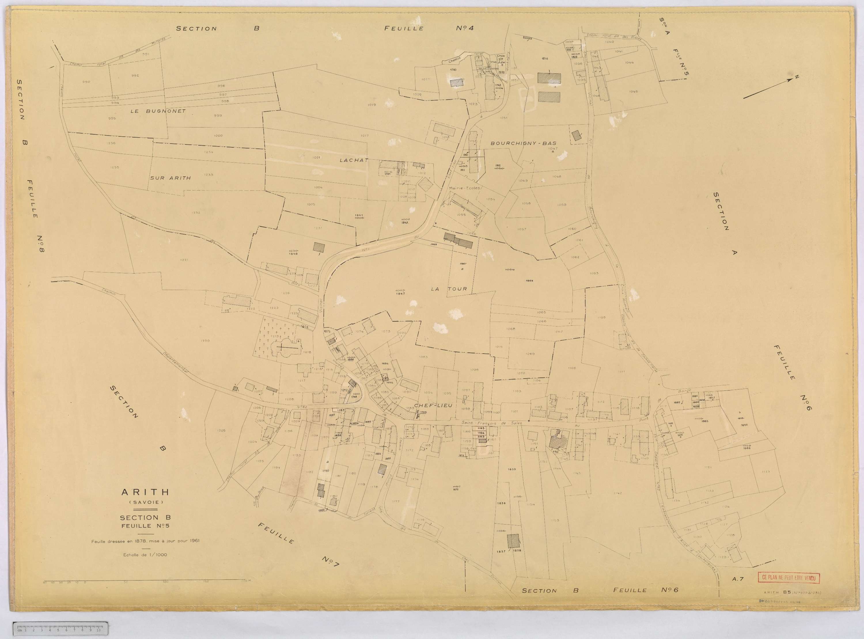 Arith - Cadastre rénové, version définitive (1961).