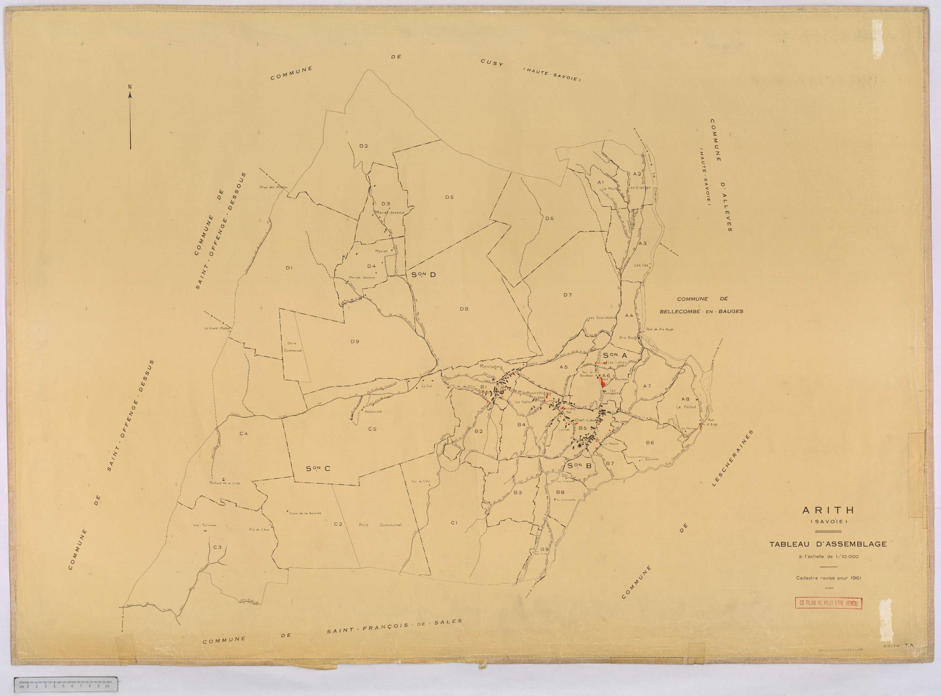 Arith - Cadastre rénové, version définitive (1961).