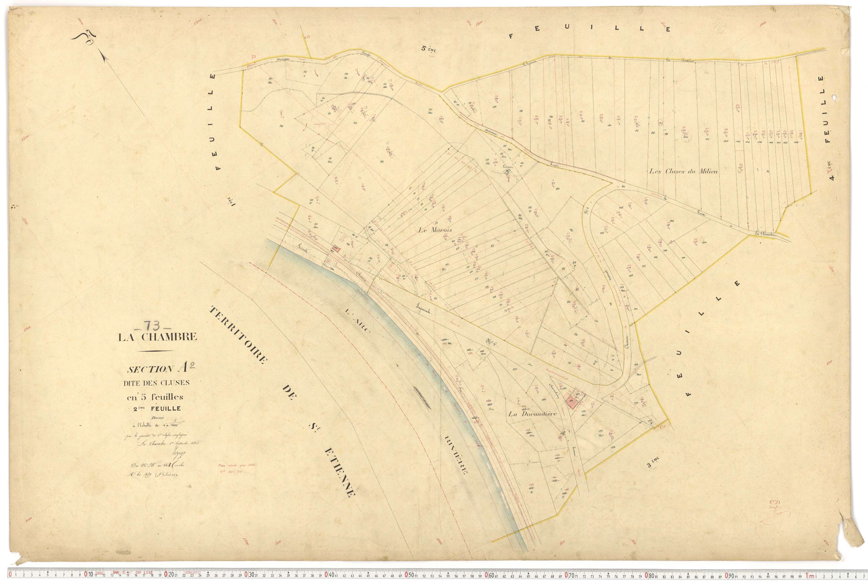 La Chambre - Plans cadastraux du premier cadastre français.