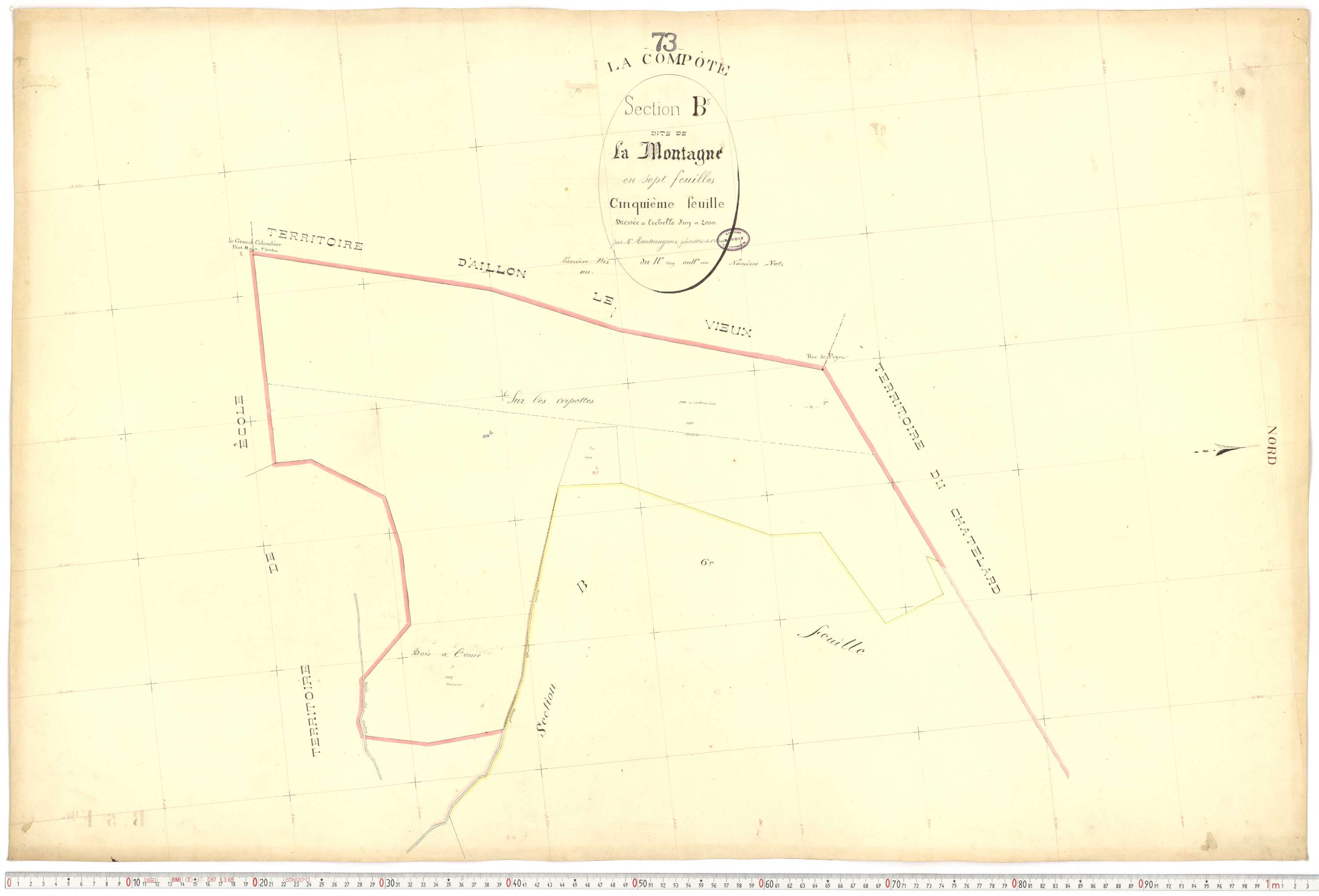 La Compôte - Cadastre français (1879).