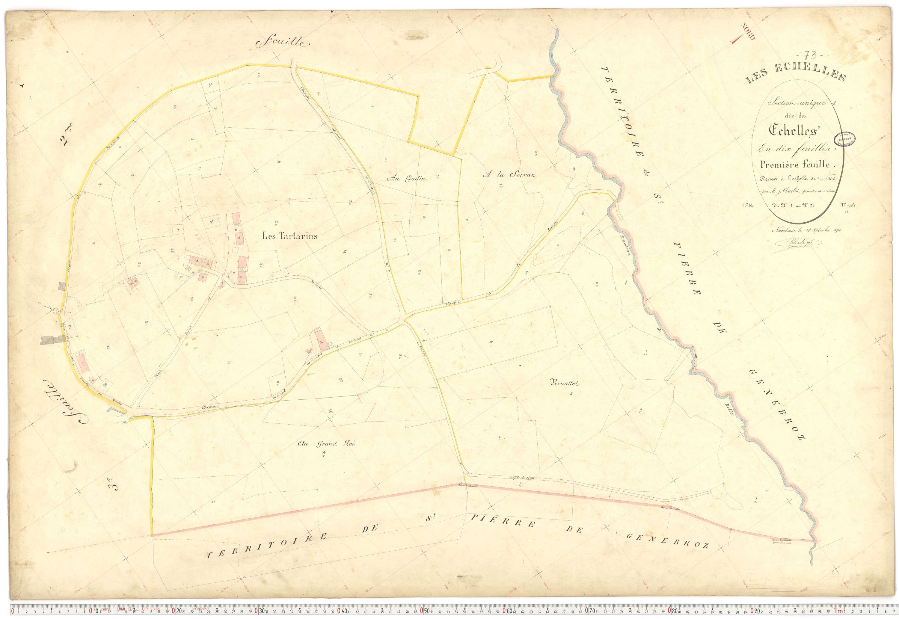 Échelles - Cadastre français (1907).