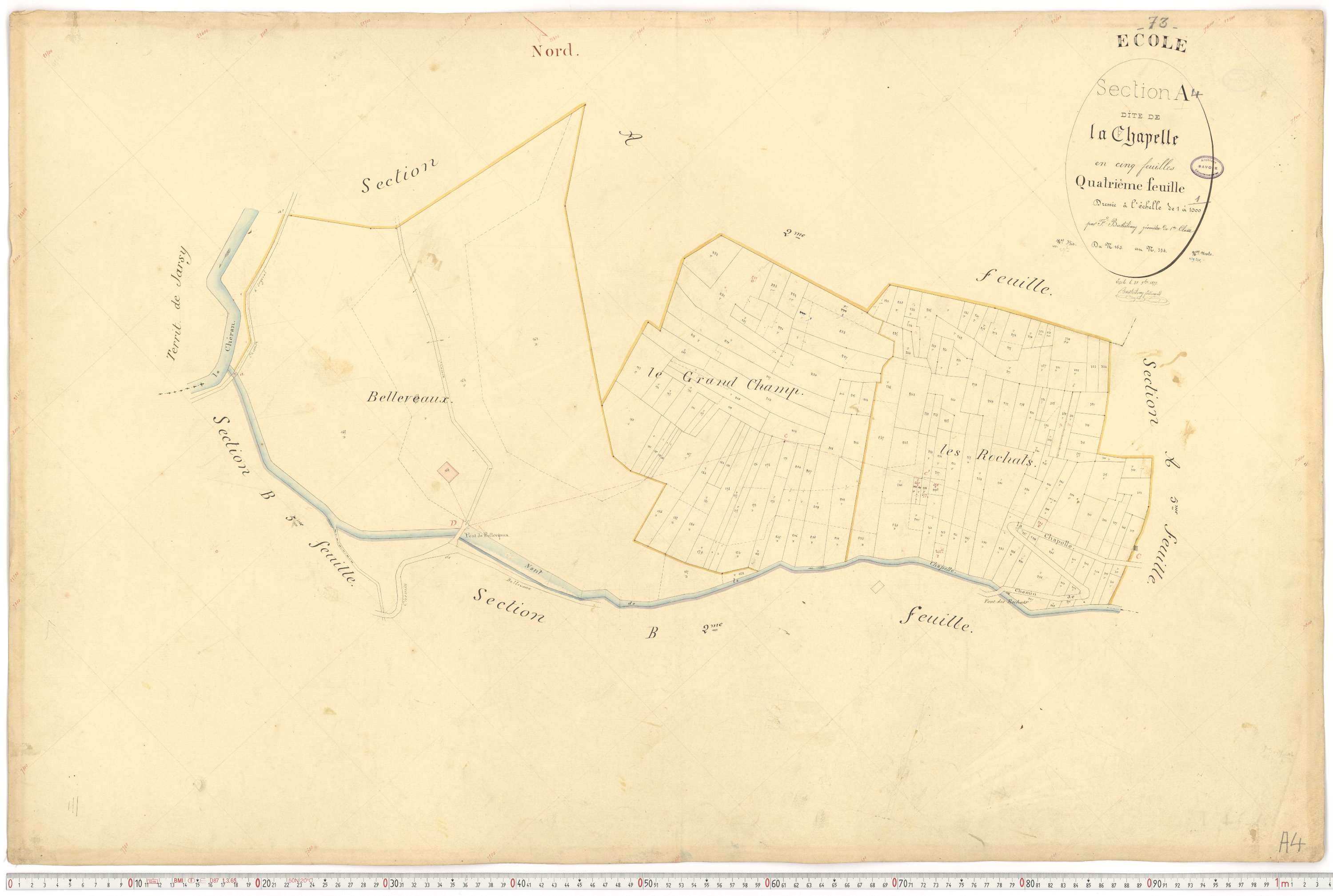 École - Cadastre français (1877).
