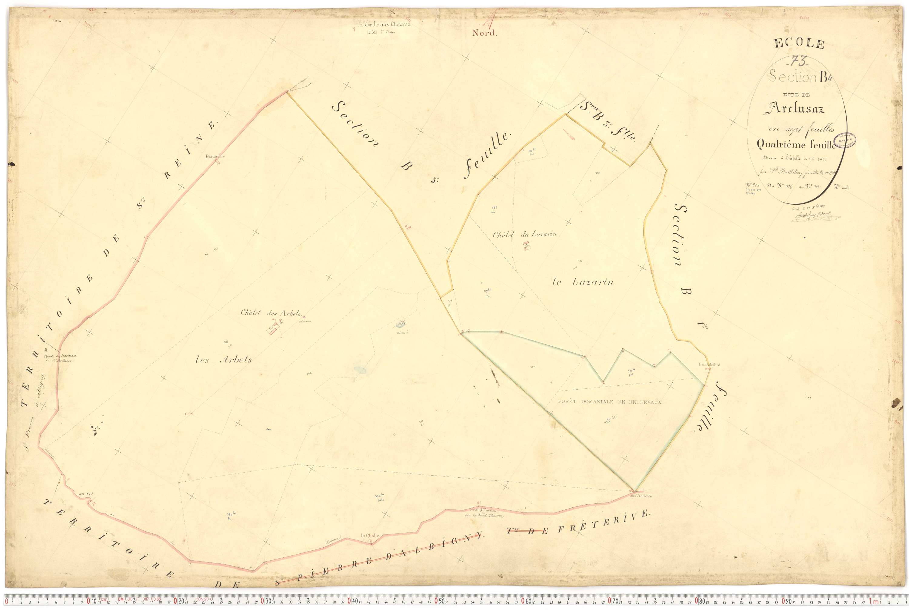 École - Cadastre français (1877).