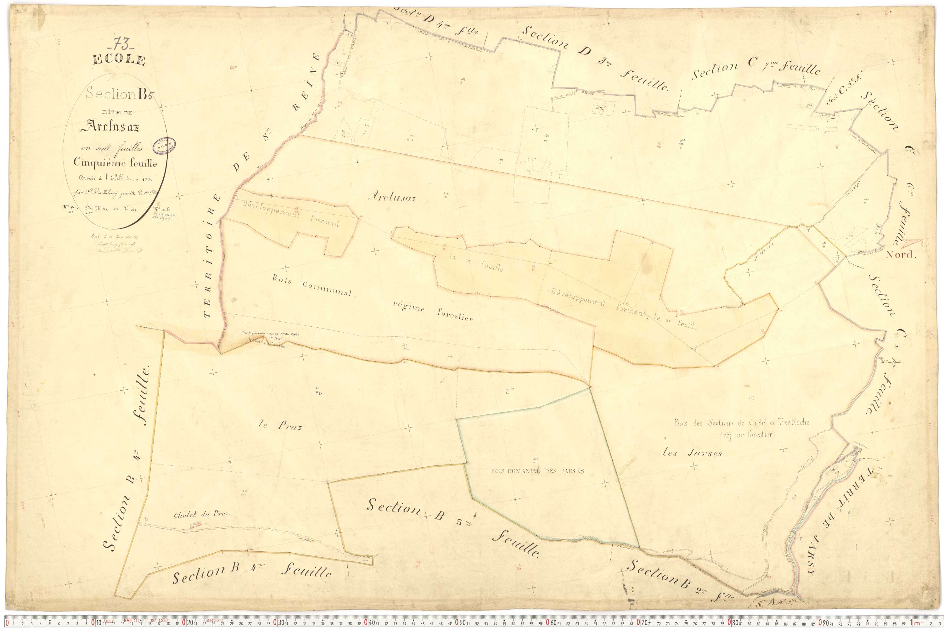 École - Cadastre français (1877).