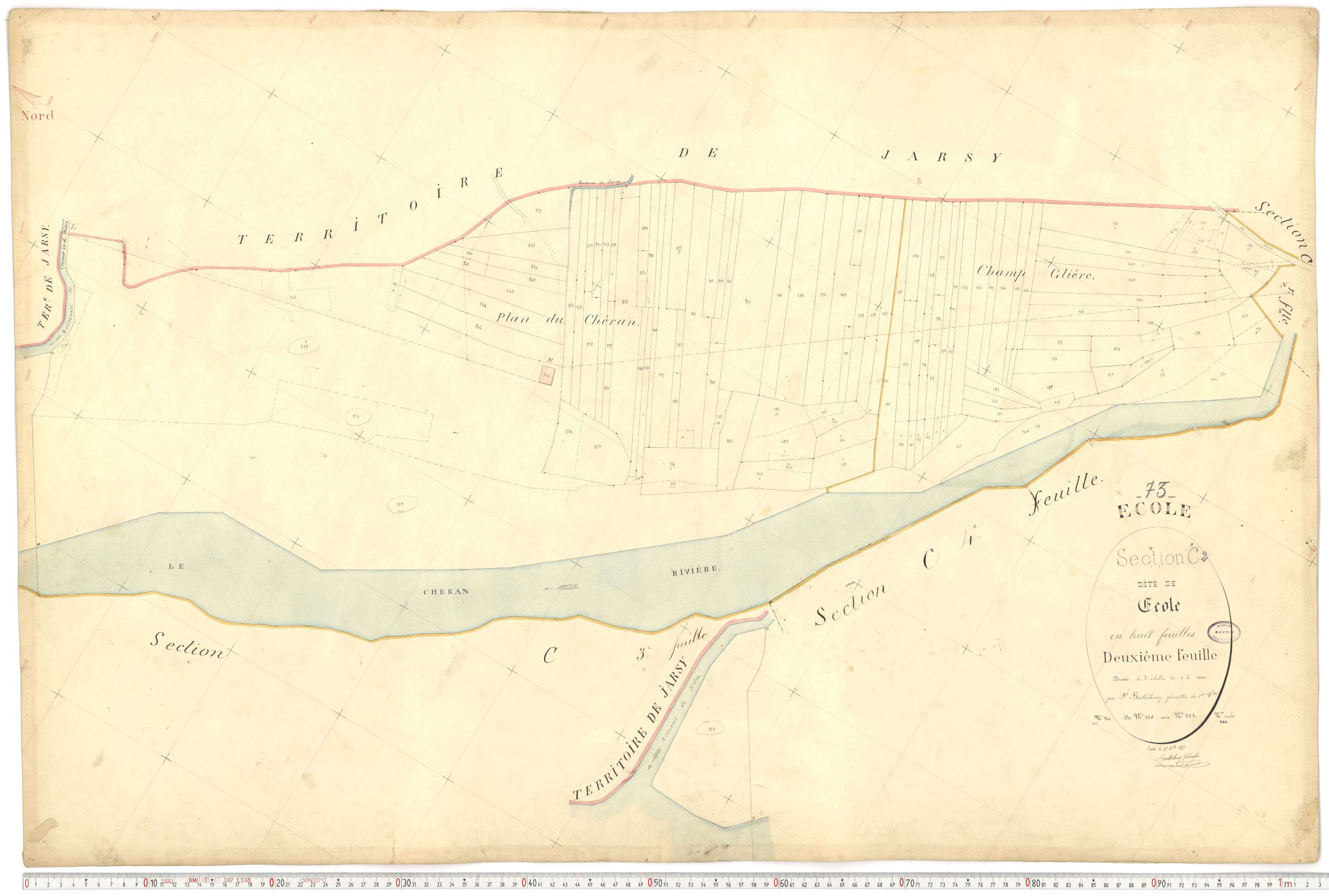 École - Cadastre français (1877).