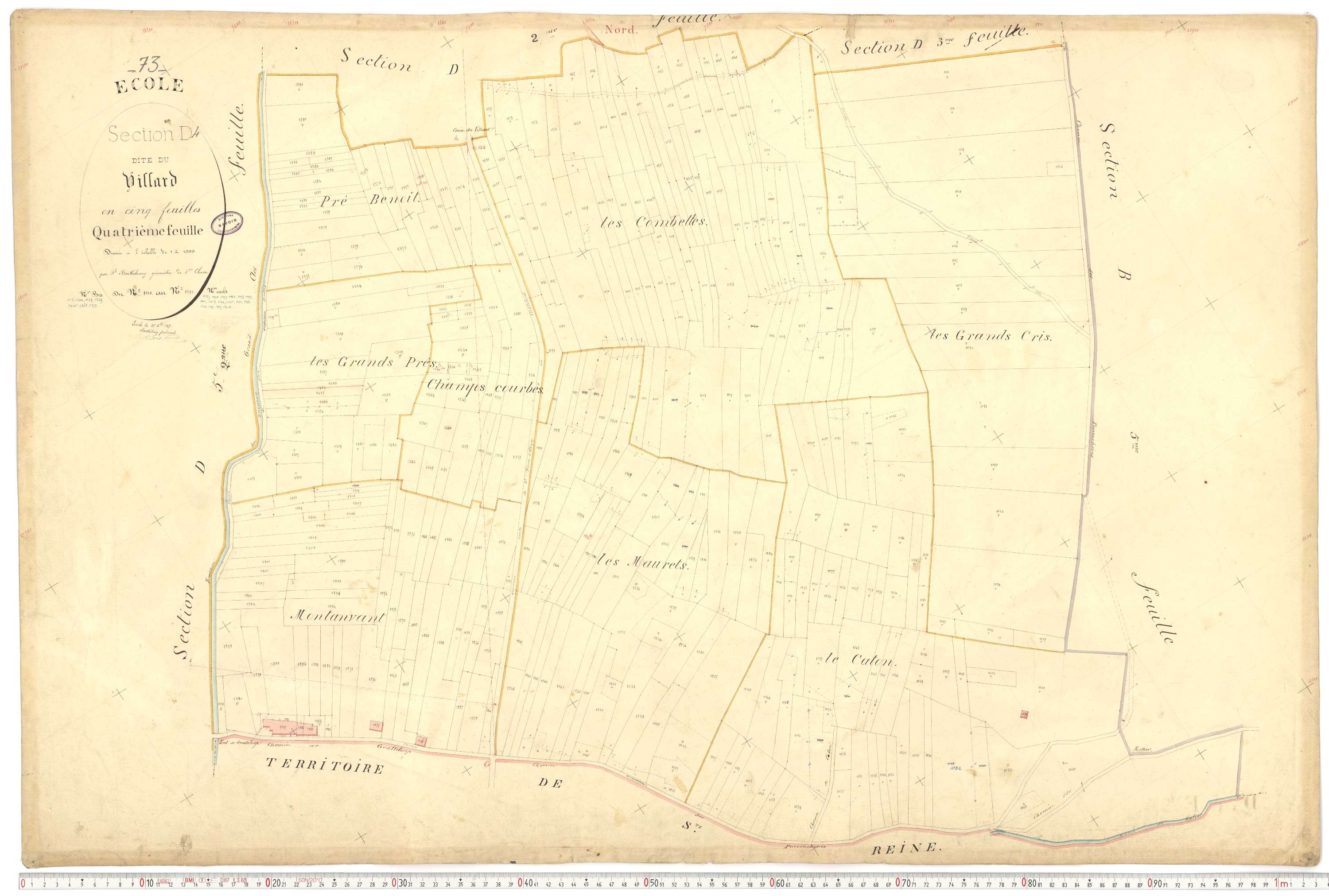 École - Cadastre français (1877).