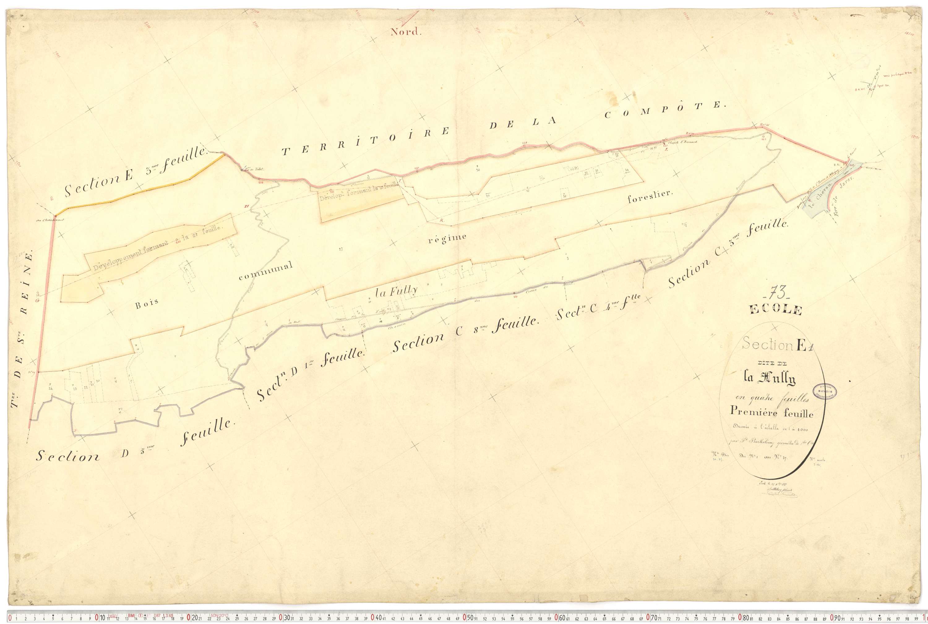 École - Cadastre français (1877).