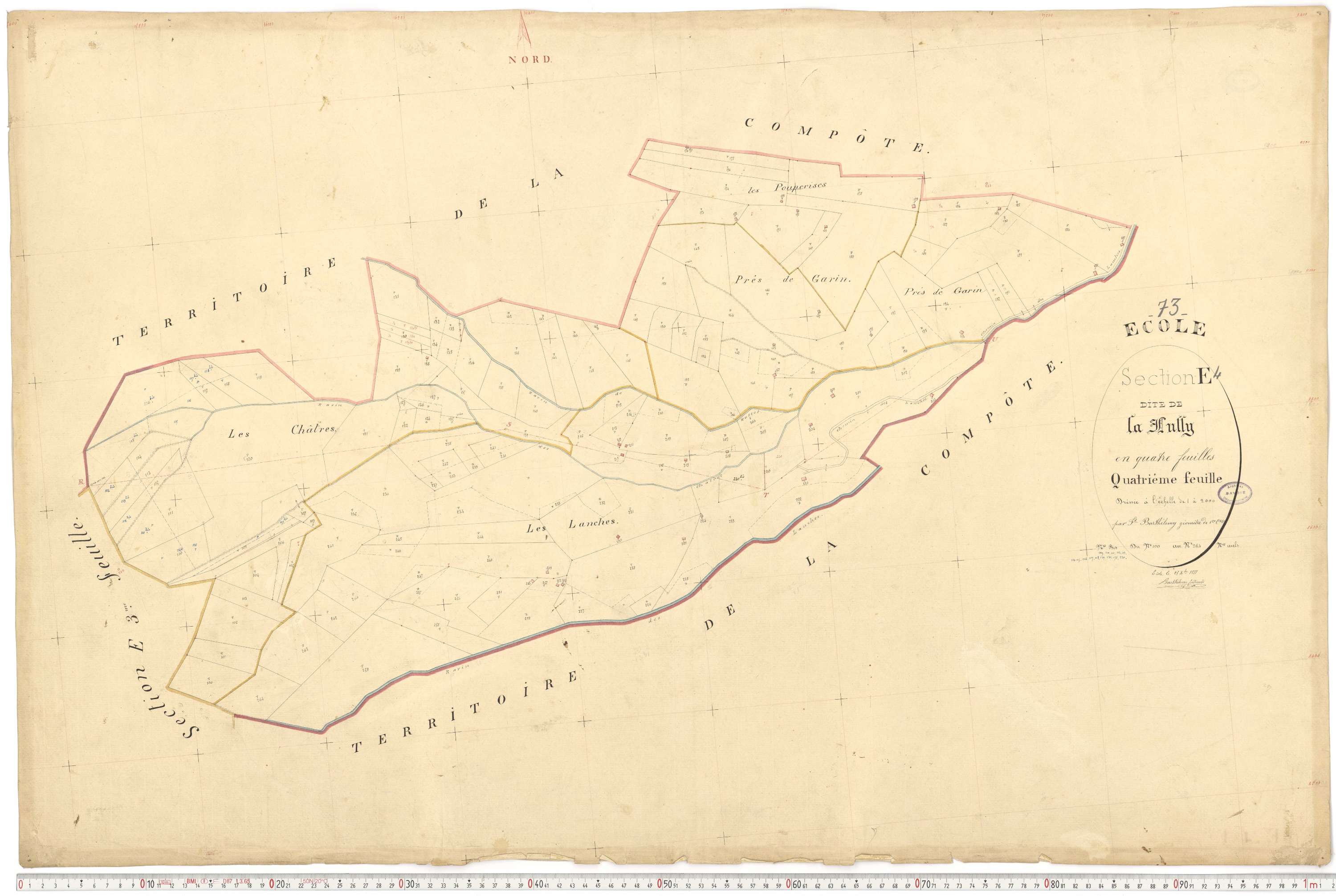 École - Cadastre français (1877).