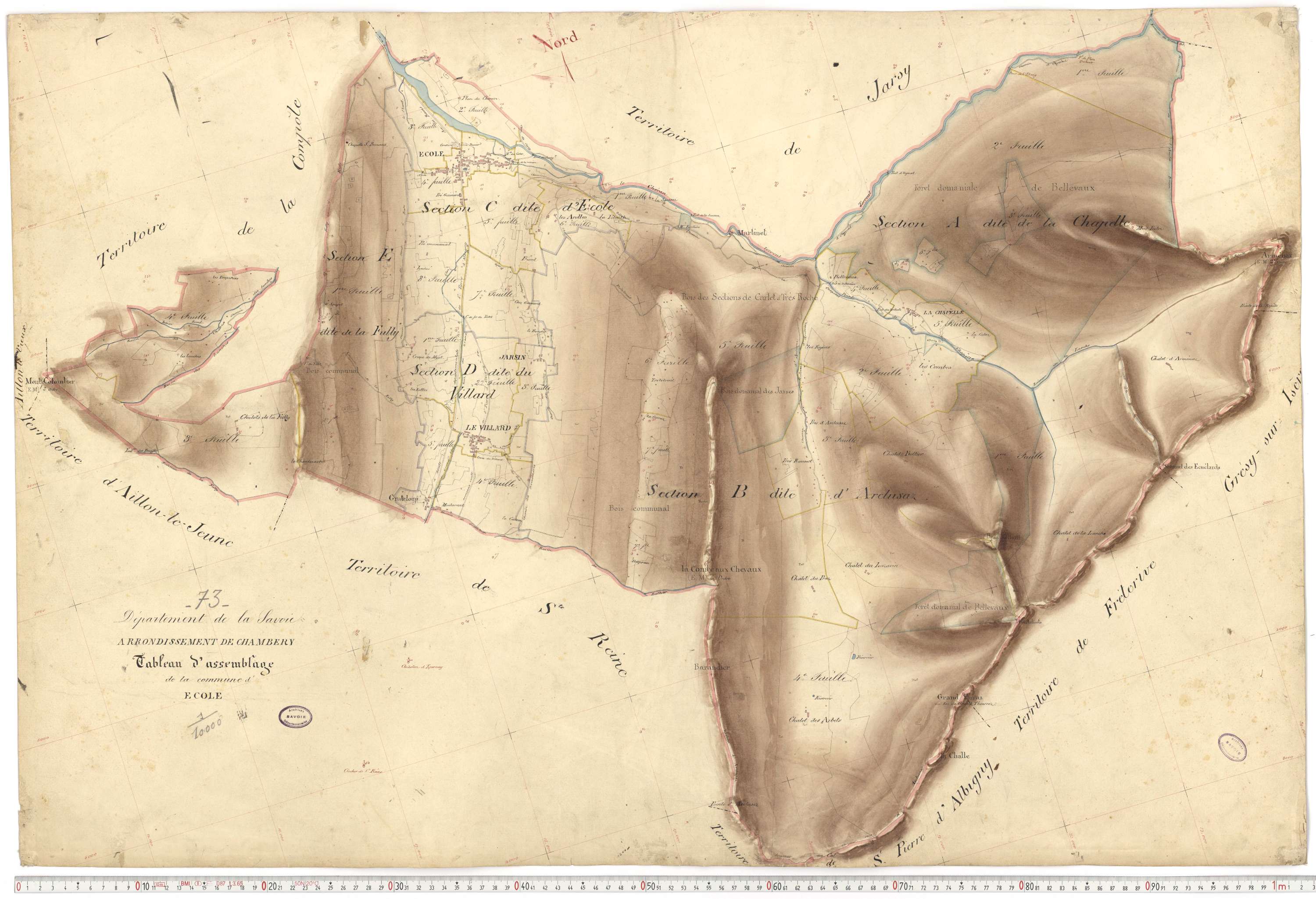 École - Cadastre français (1877).