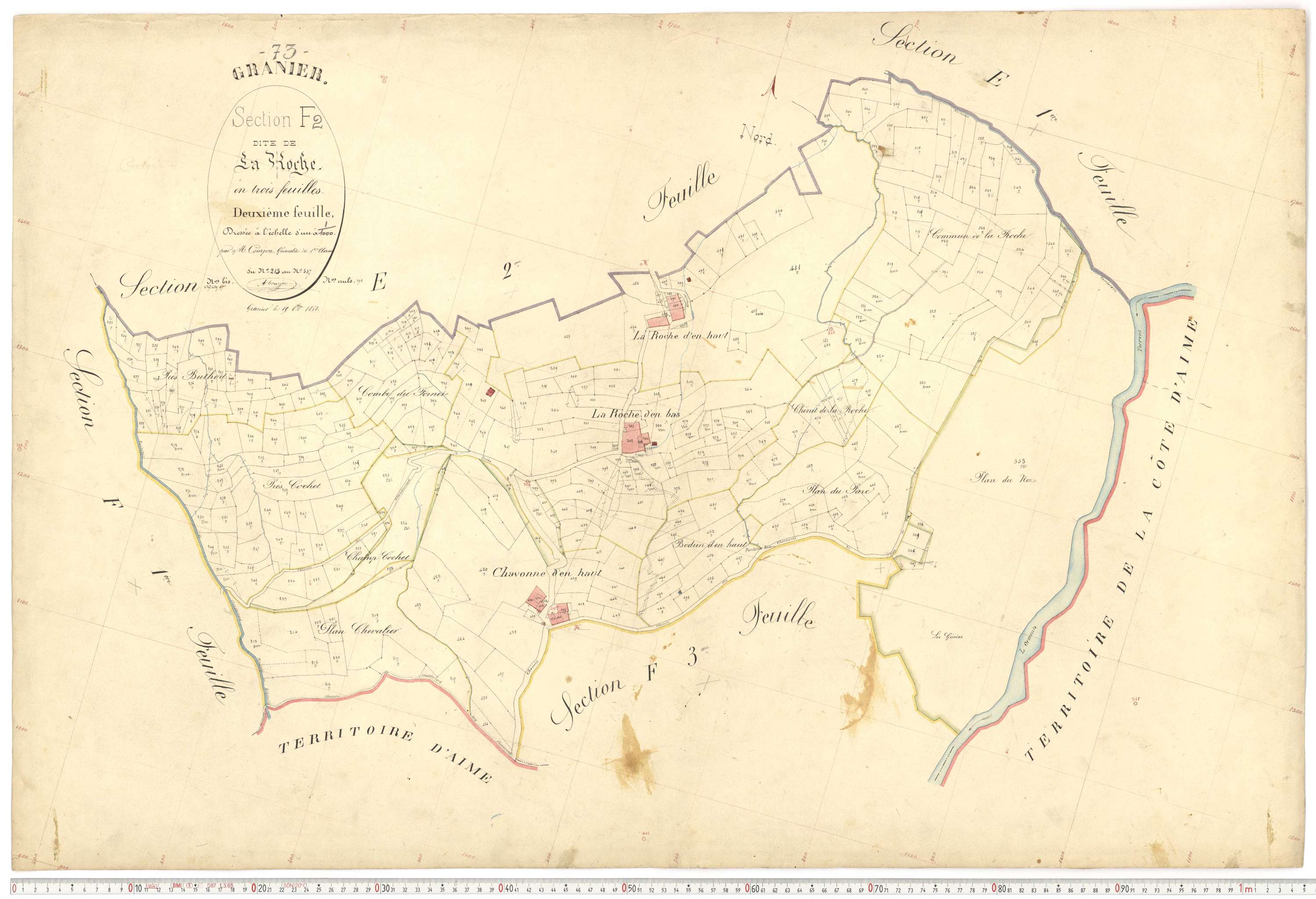 Granier - Plans cadastraux du premier cadastre français.