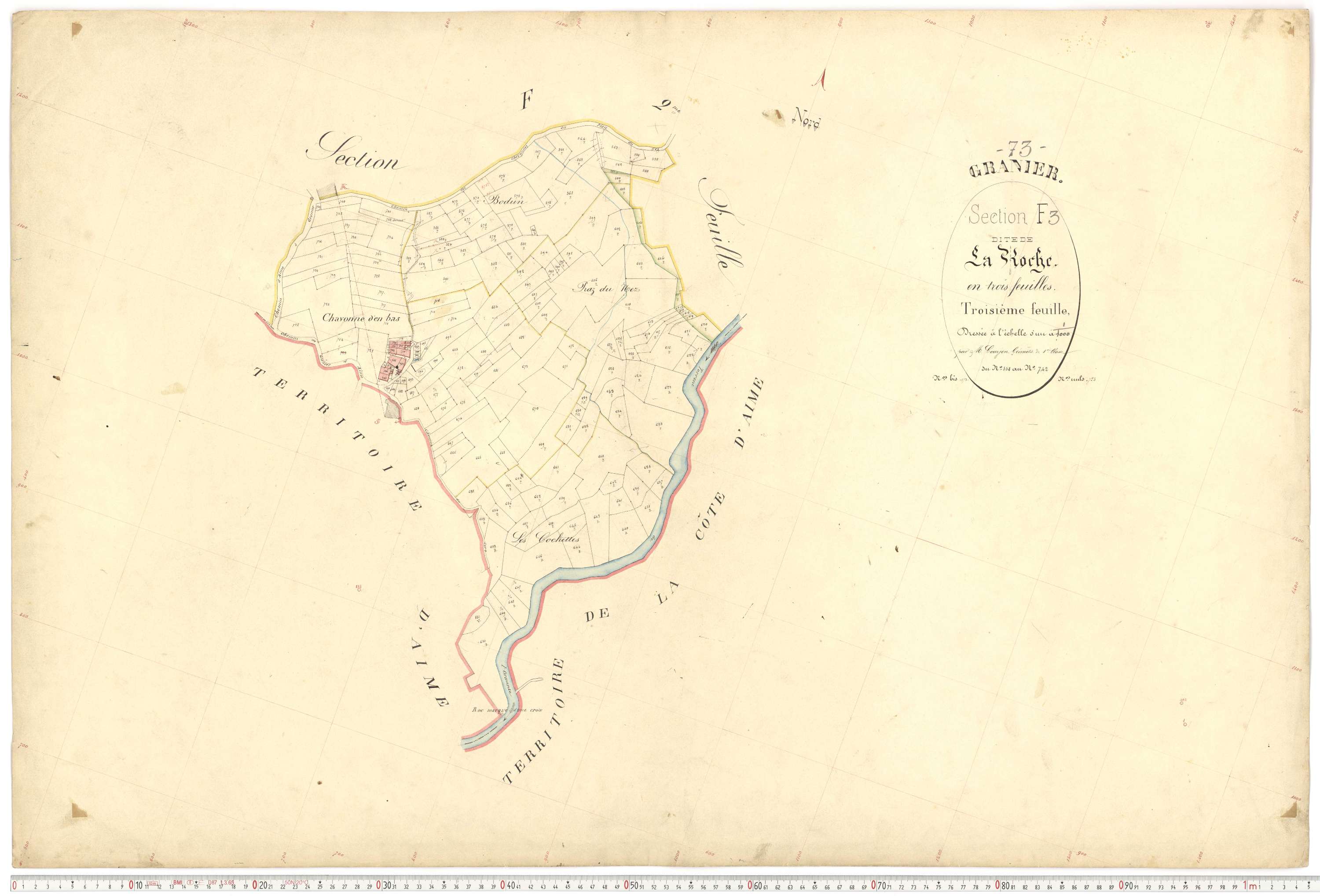 Granier - Plans cadastraux du premier cadastre français.