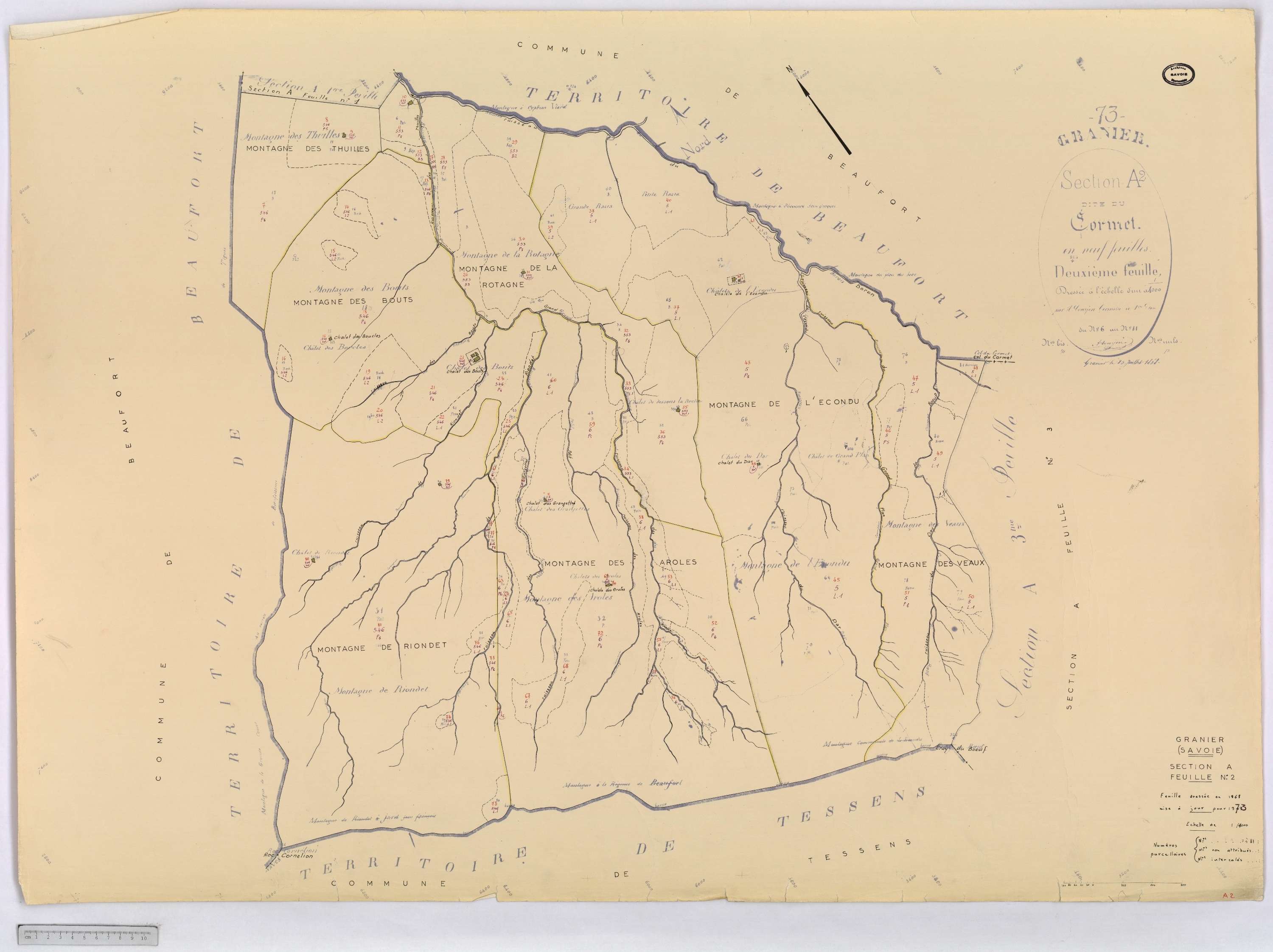 Granier - Cadastre rénové (1973).