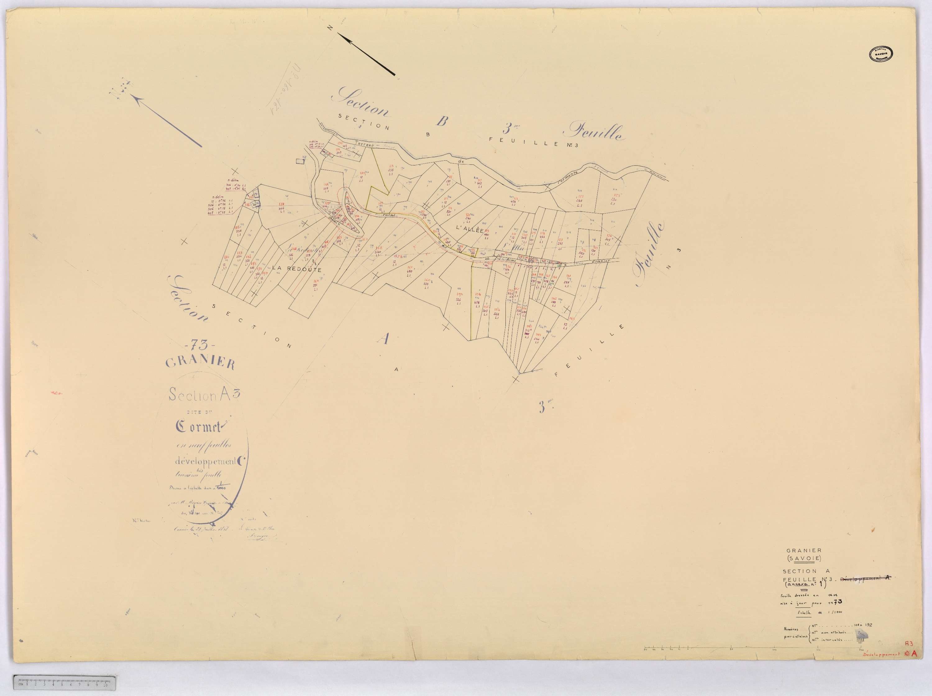 Granier - Cadastre rénové (1973).